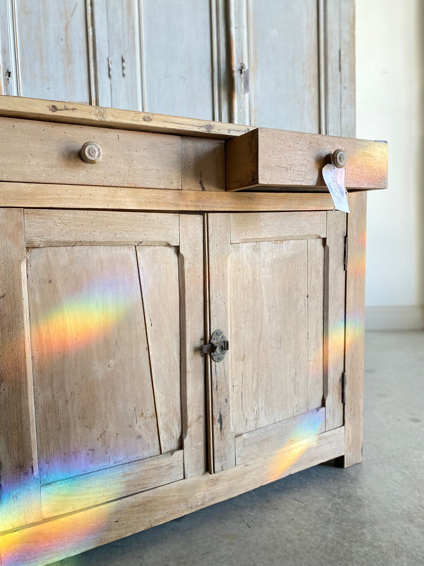 French Rustic Pine Cabinet