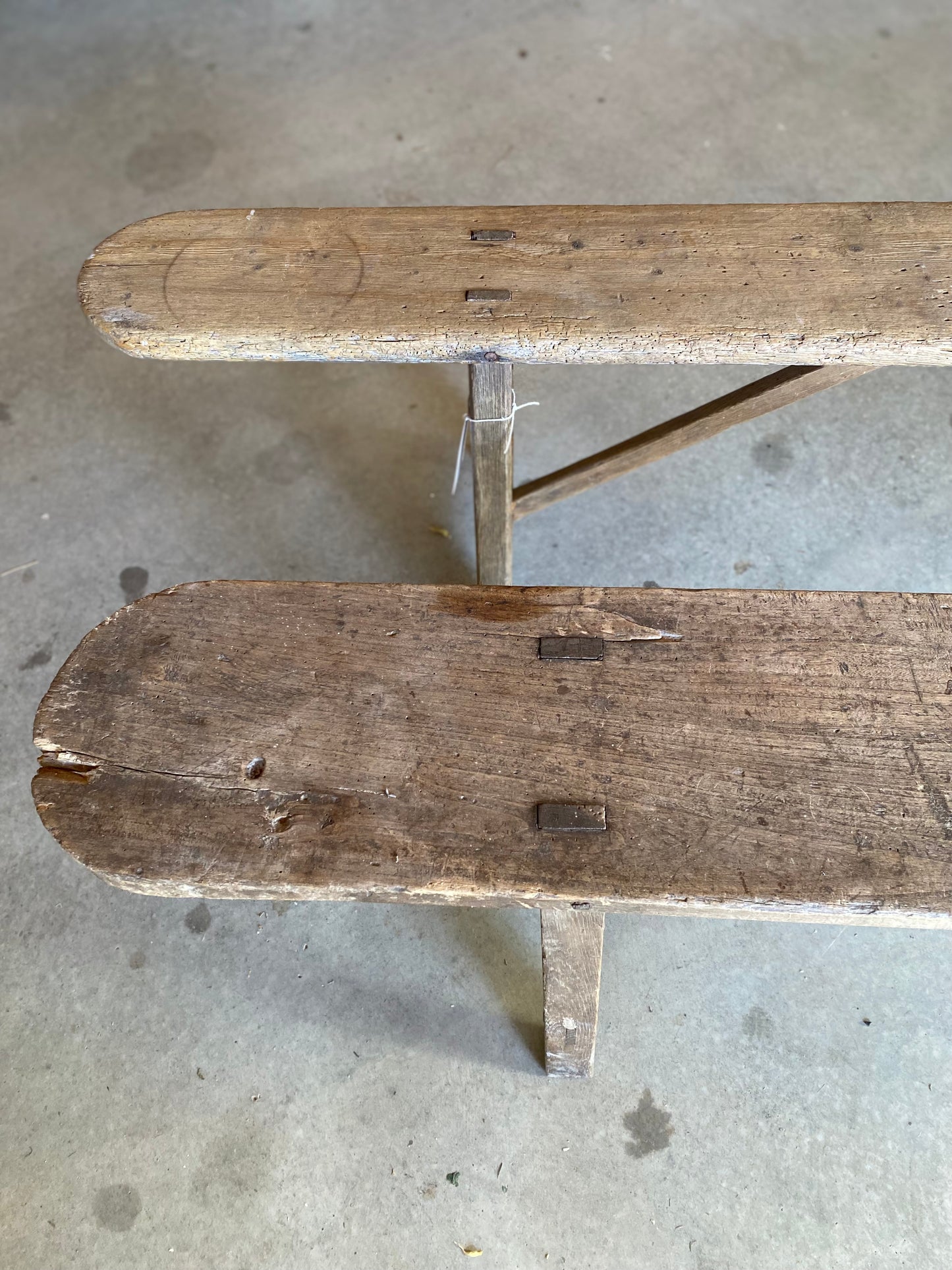 French Wood Bench