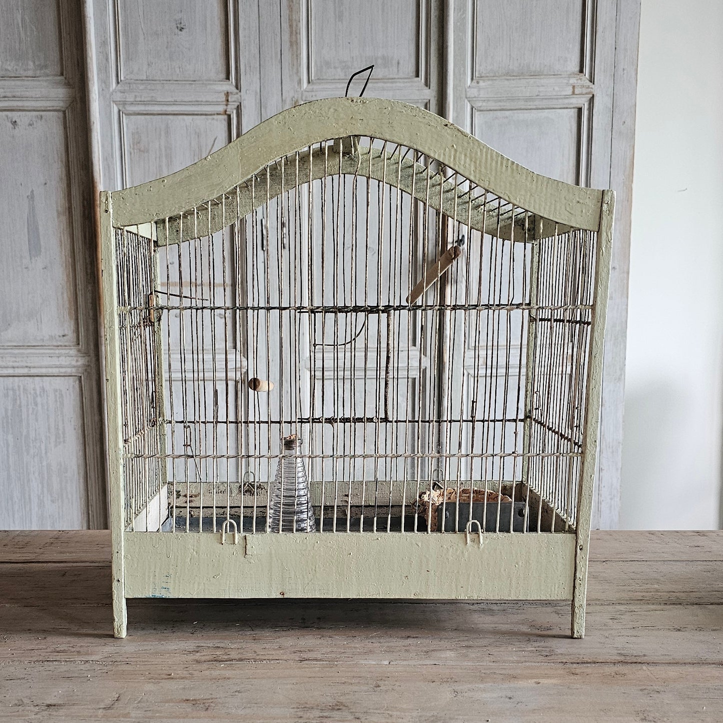 French Mint Green Bird Cage
