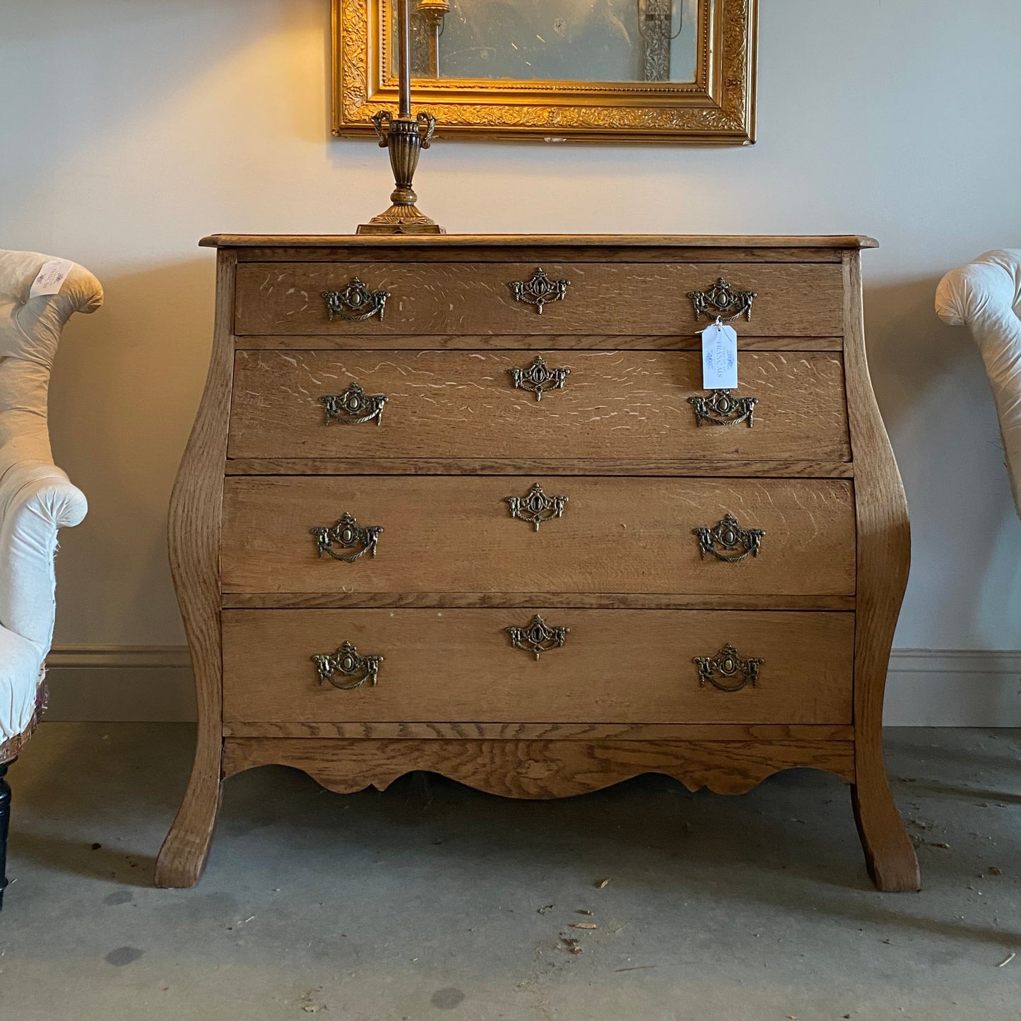 Louis XVI Style Bleached Chest of Drawers (Holland)