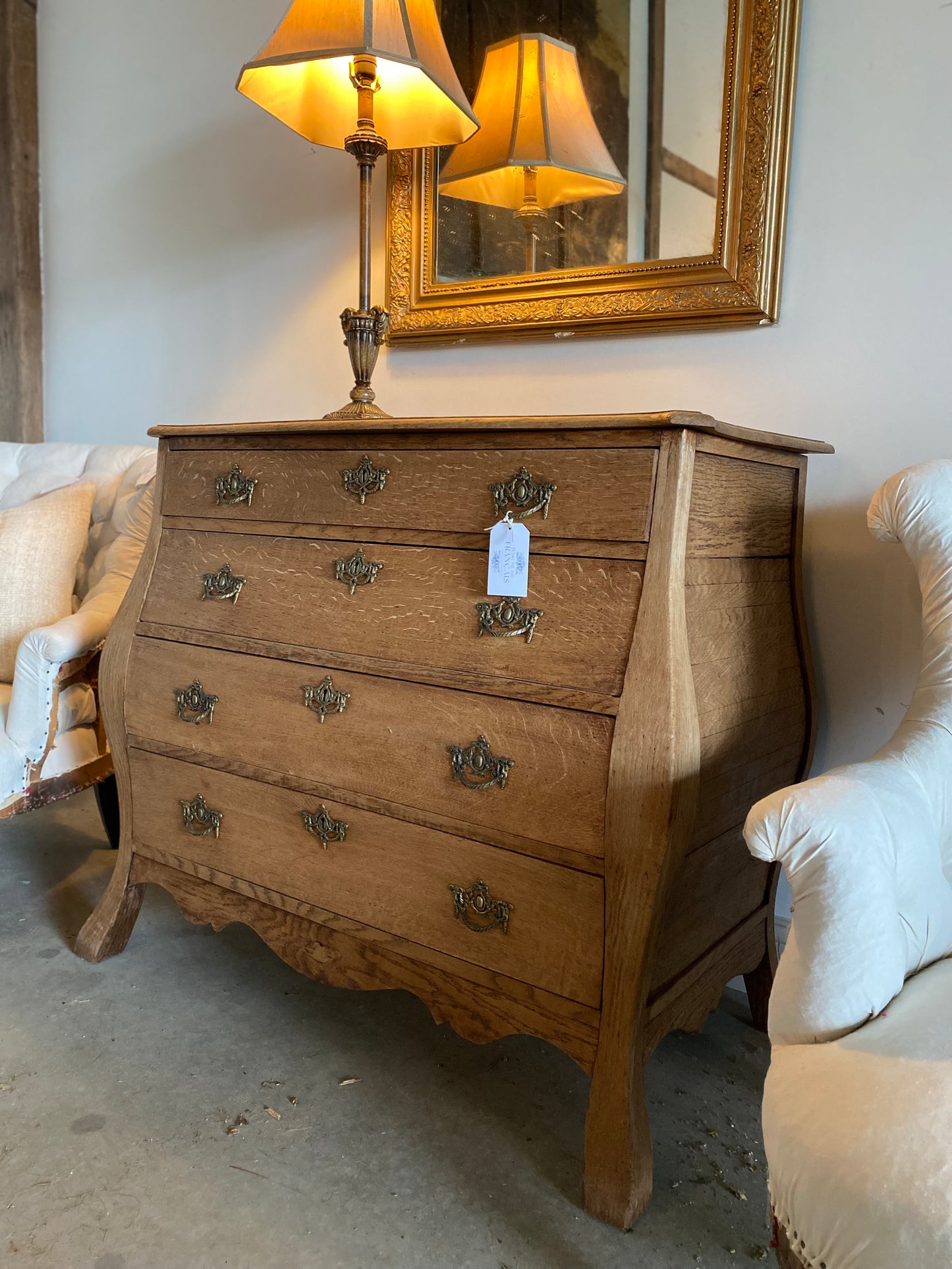 Louis XVI Style Bleached Chest of Drawers (Holland)