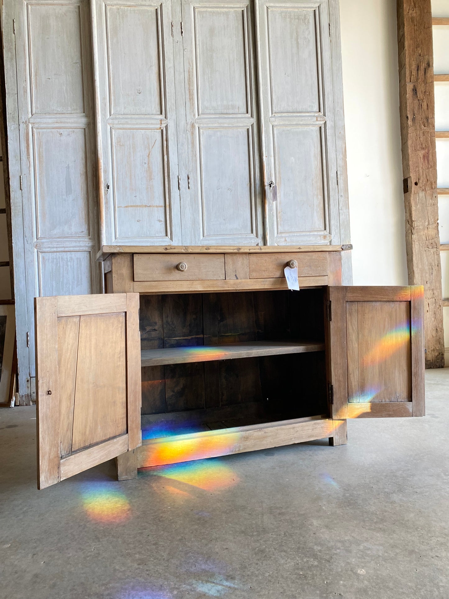 French Rustic Pine Cabinet