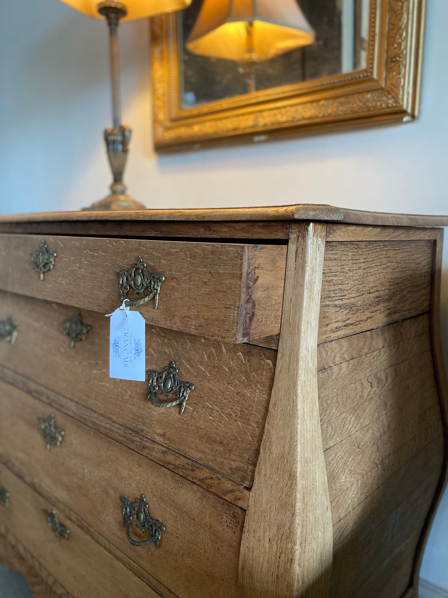 Louis XVI Style Bleached Chest of Drawers (Holland)