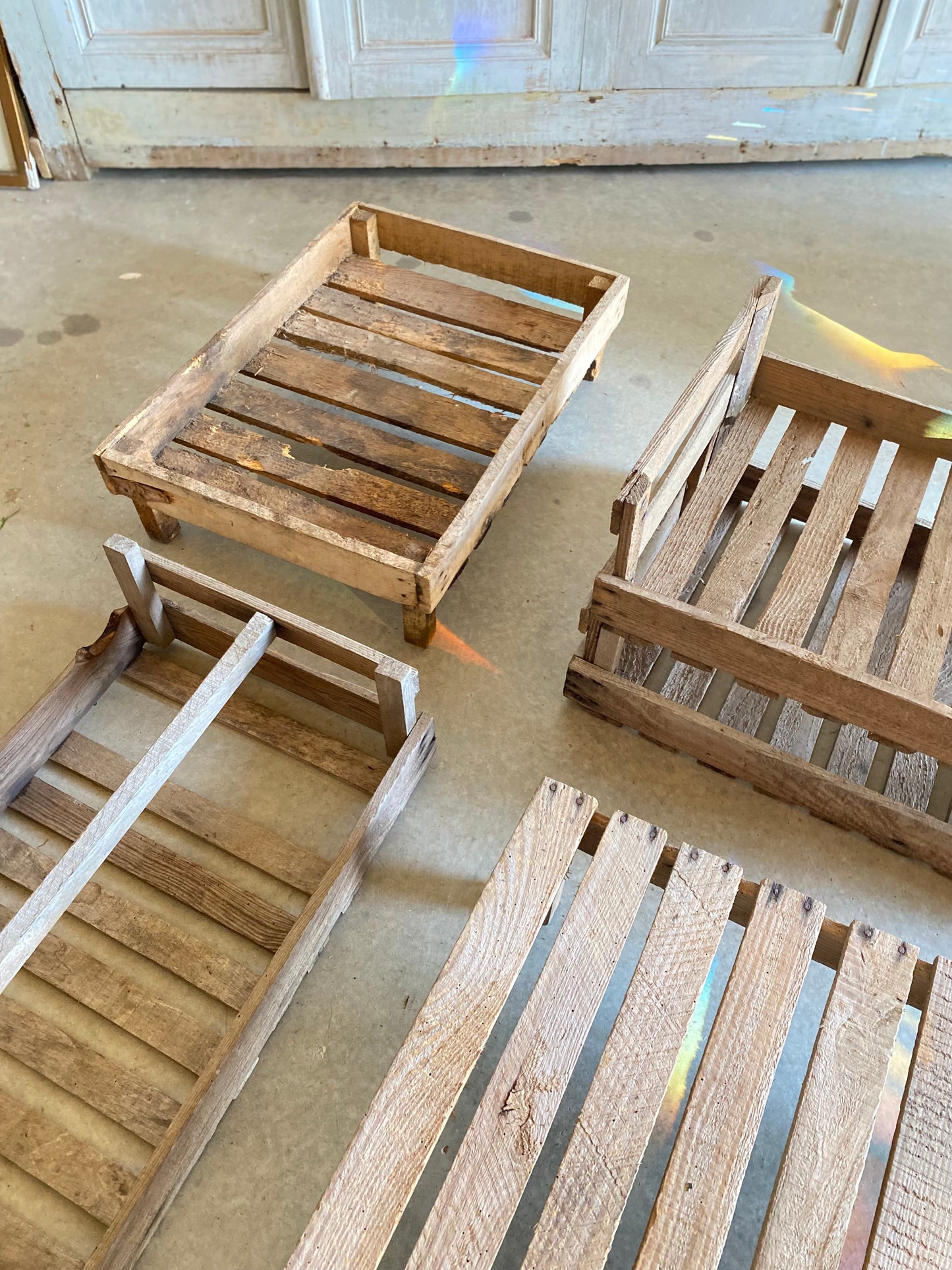 French Wood Drying Rack- Small