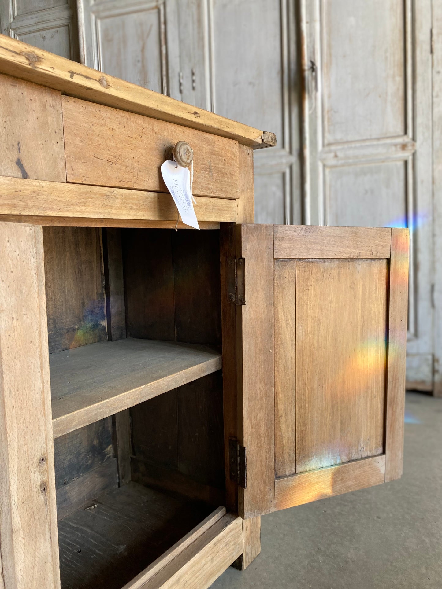 French Rustic Pine Cabinet