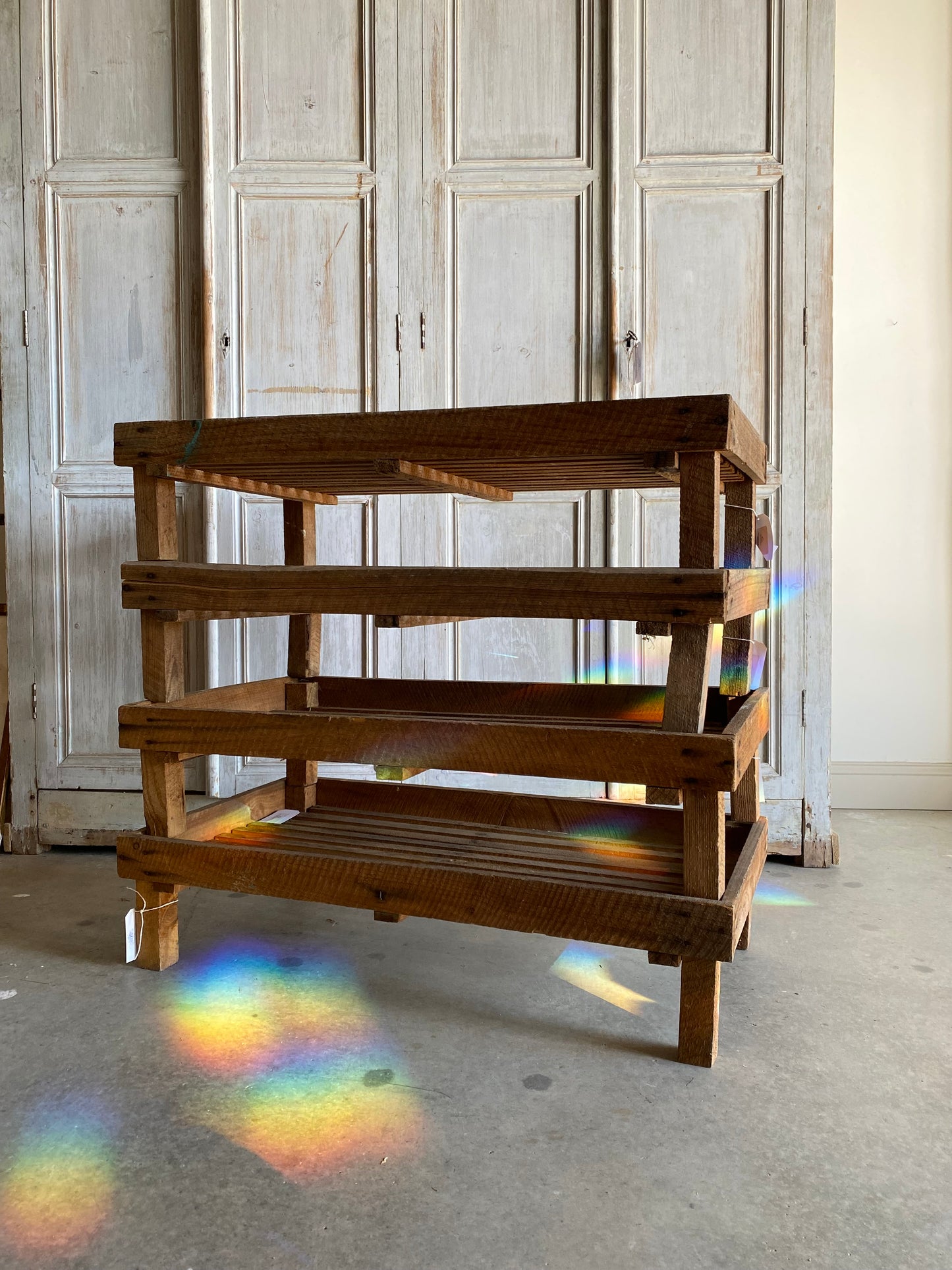 French Wood Drying Rack- Large