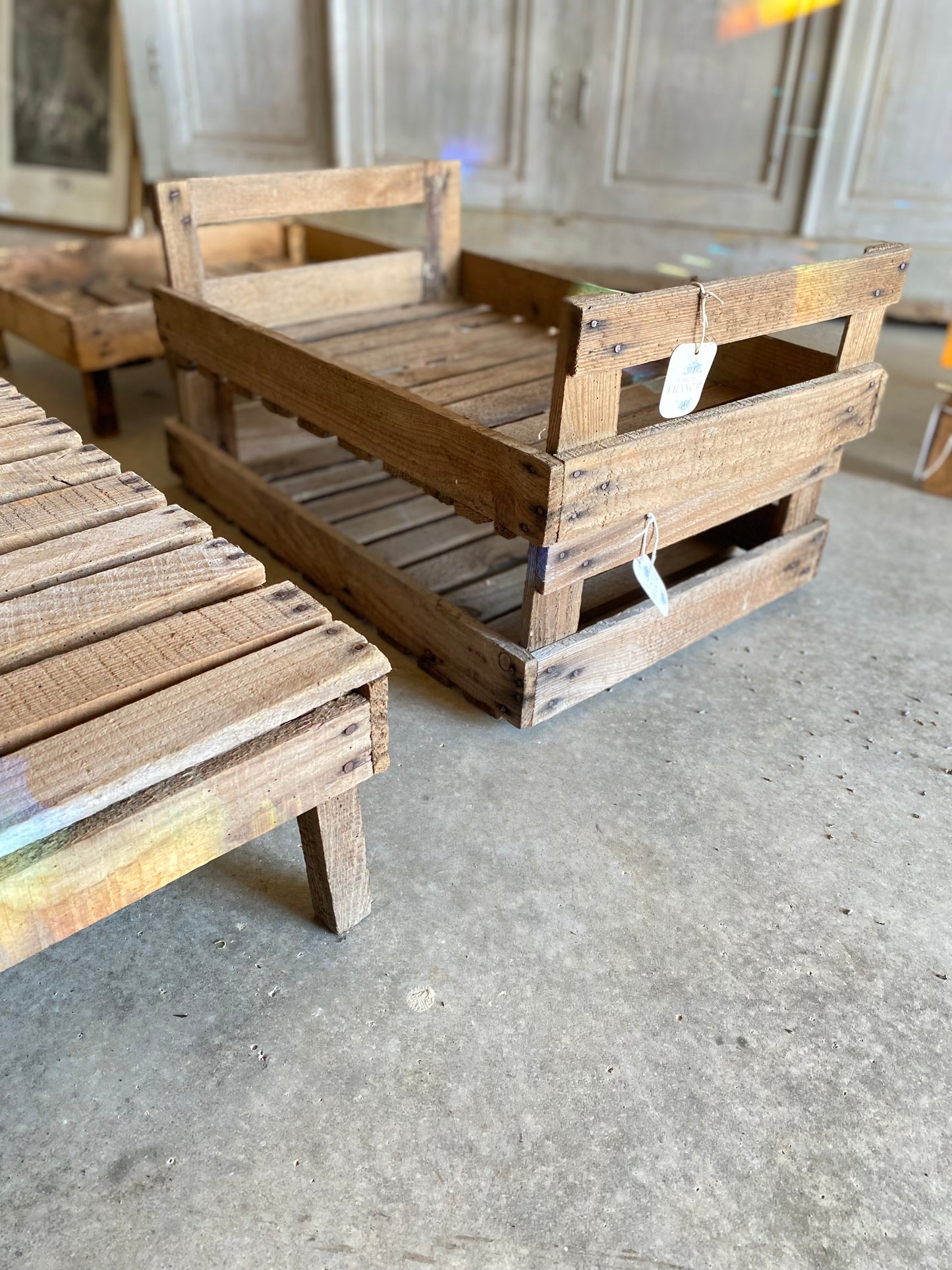 French Wood Drying Rack- Small