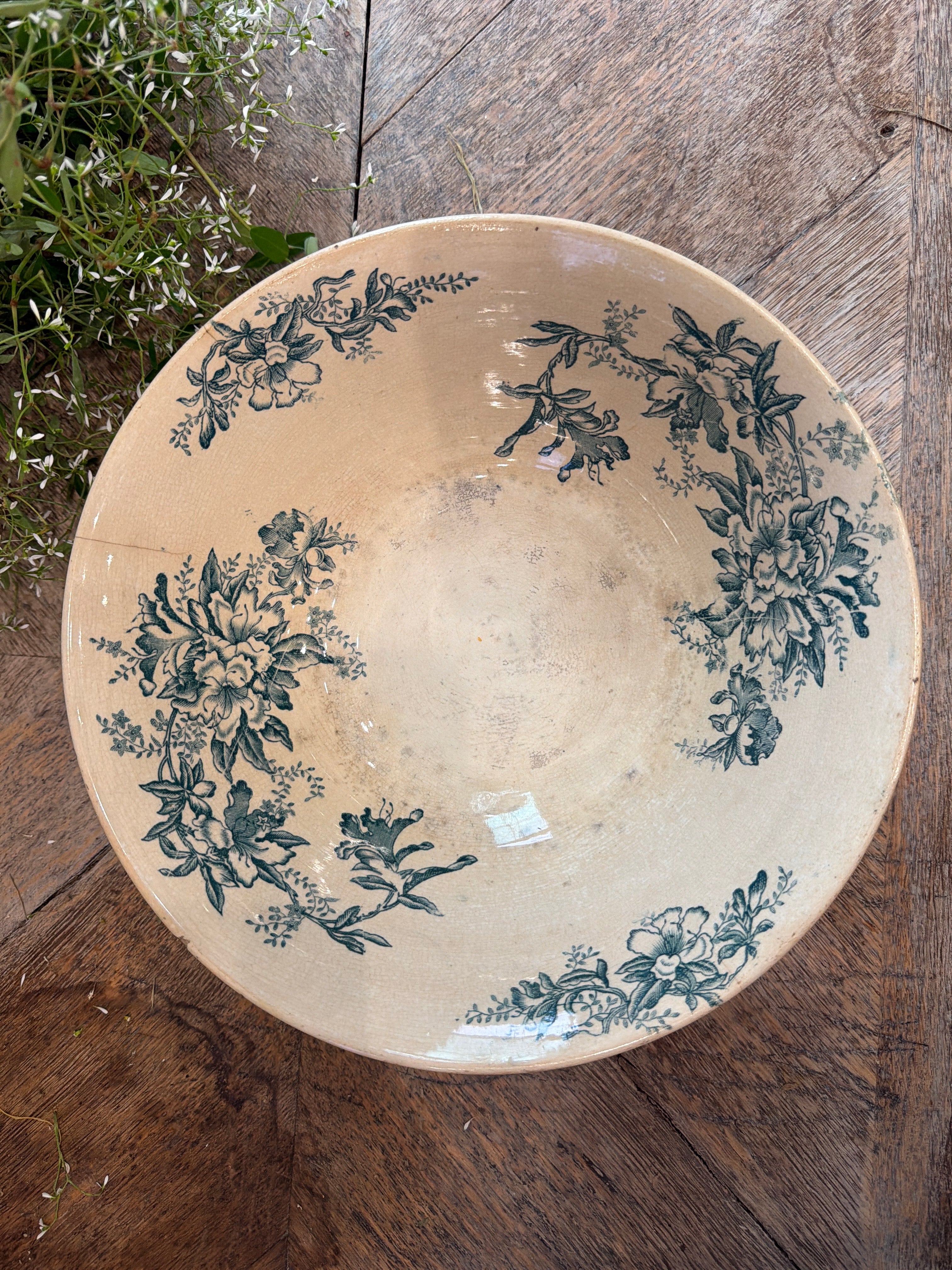 Large Ironstone Bowl
