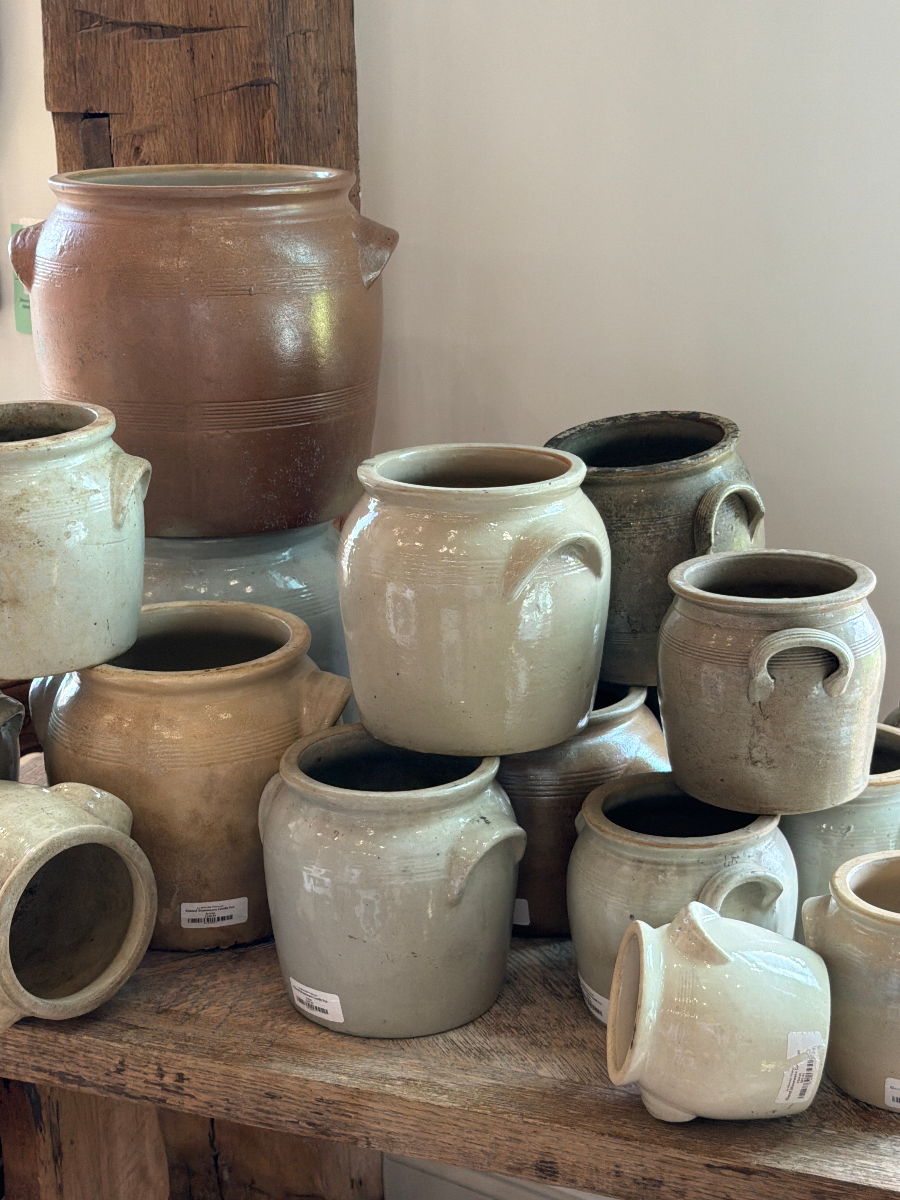 Glazed Stoneware Confit Pot
