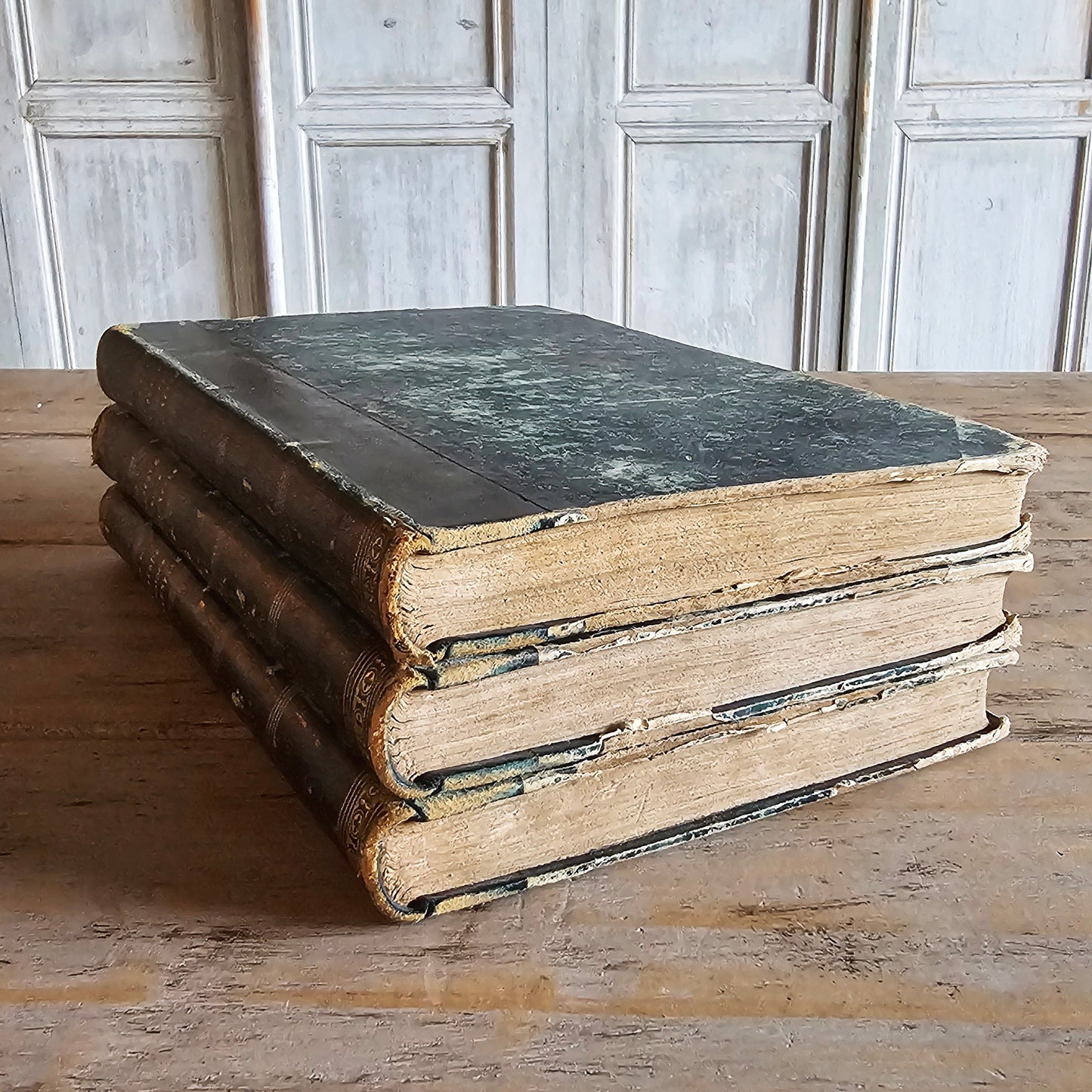 French Antique Book (Set/Trio)