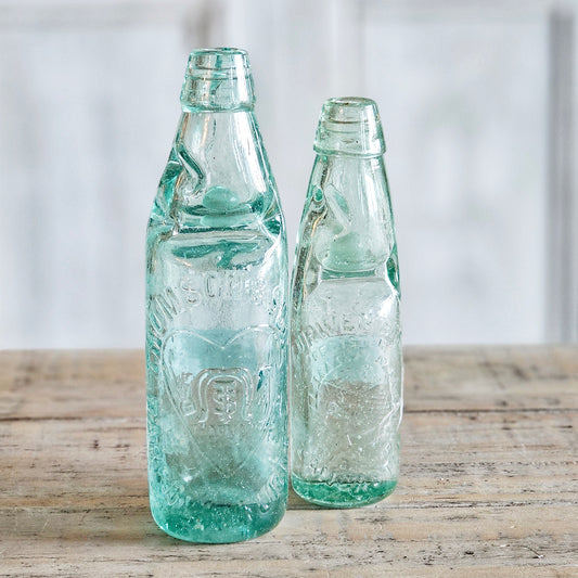 Pair of French Codd-Neck Bottles
