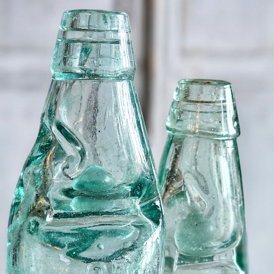 Pair of French Codd-Neck Bottles