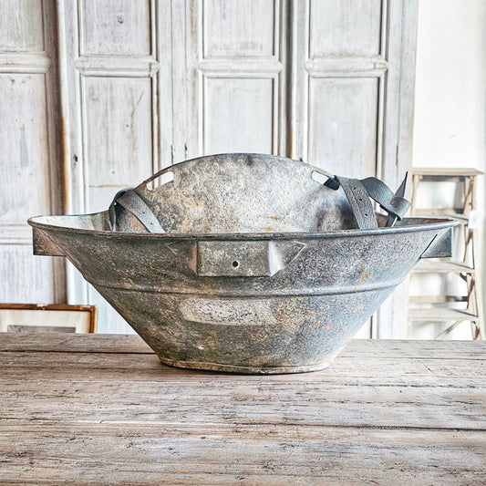 Assorted French Galvanized Containers