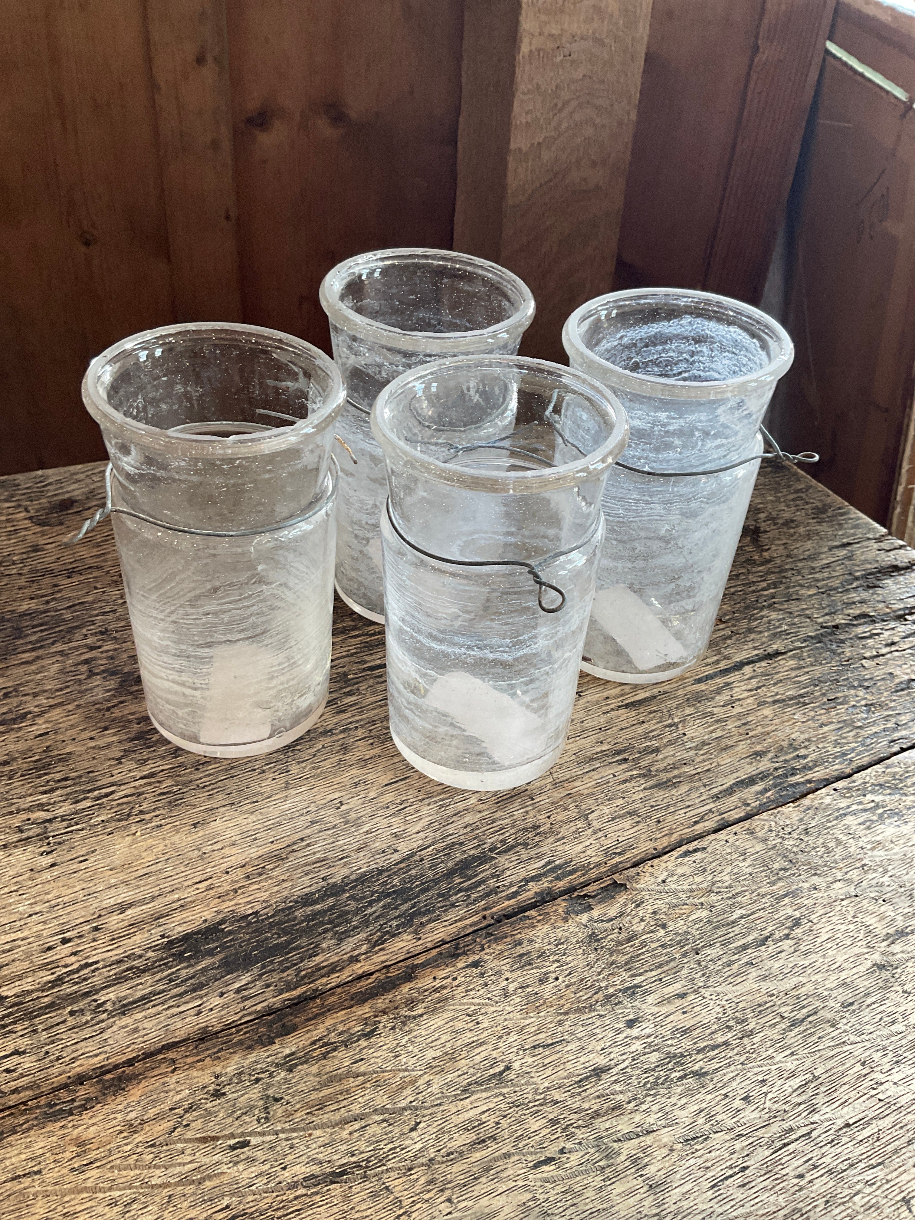 Wired Glass Preserving Jar