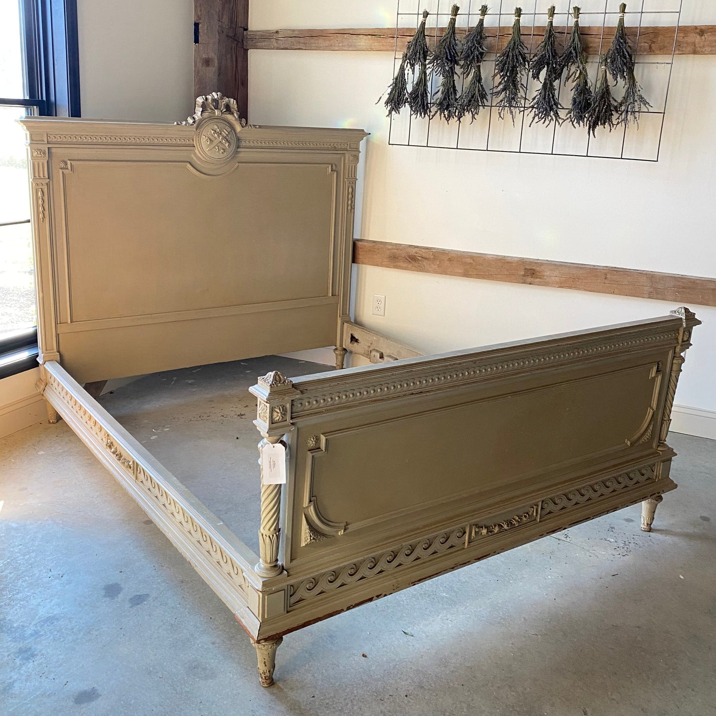 French Full Size Bed Frame