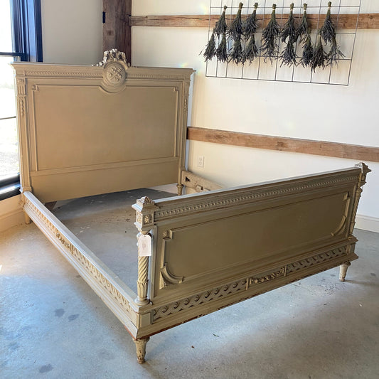 French Full Size Bed Frame
