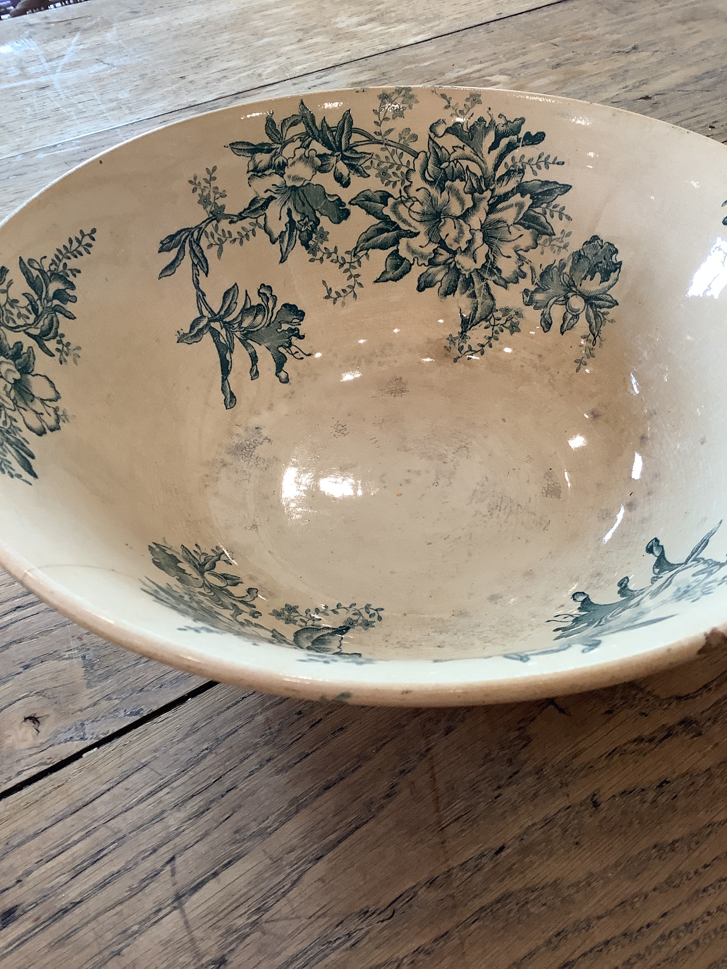 Large Ironstone Bowl