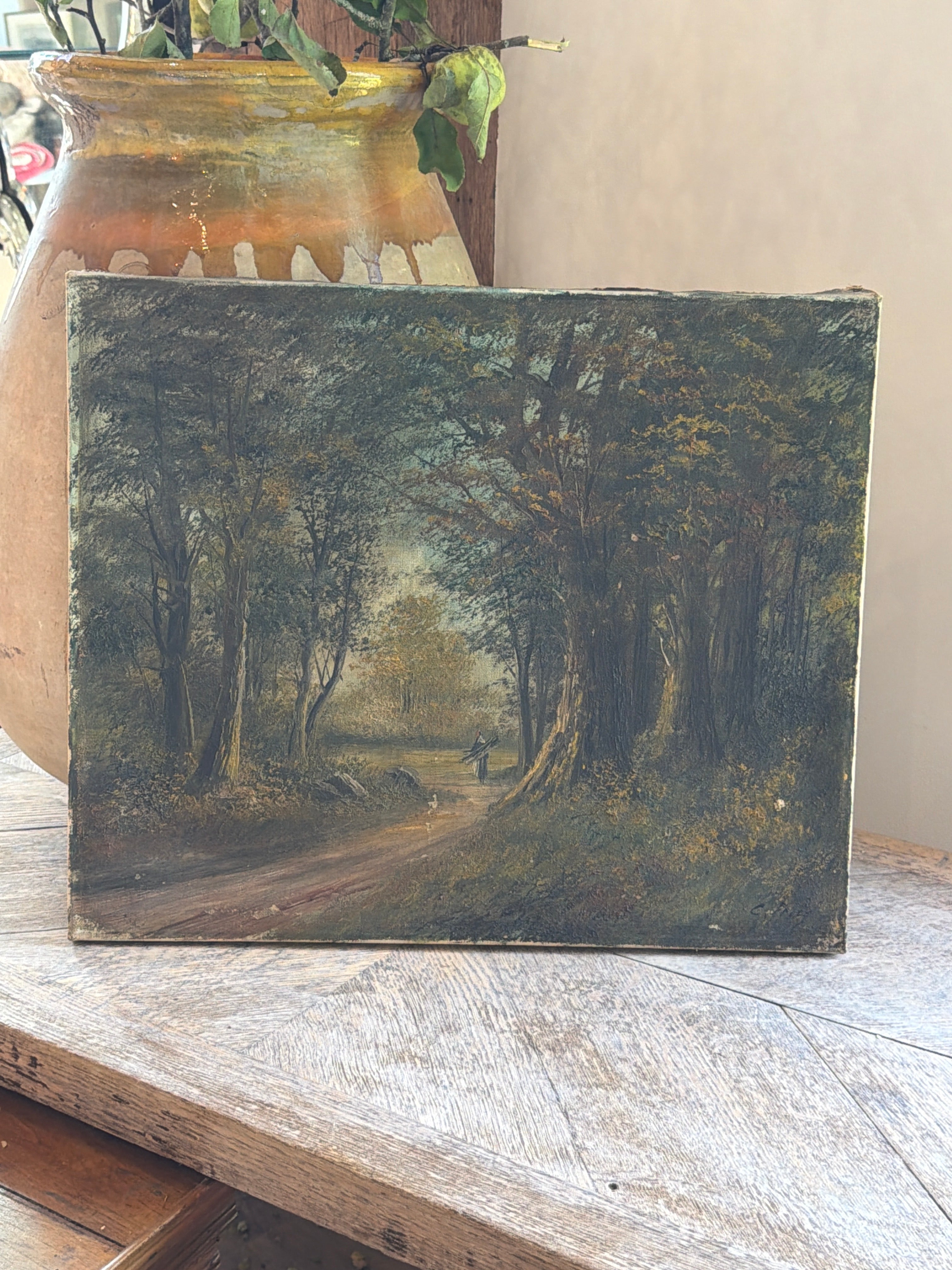 Charles Fries (American) Oil Painting