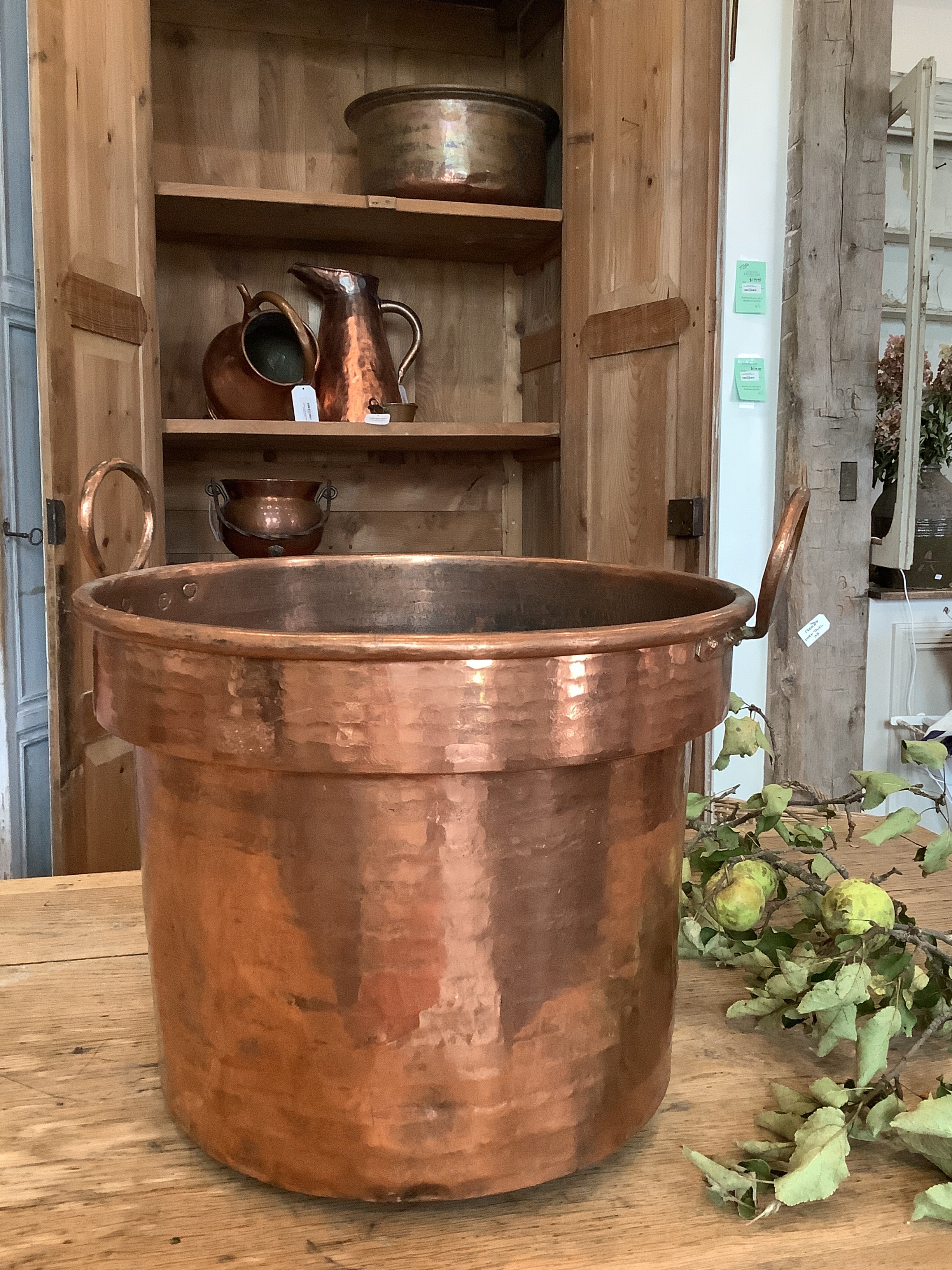 Large Copper Laundry Pot