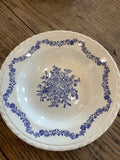 Blue "Bouquet" Transferware Bowl