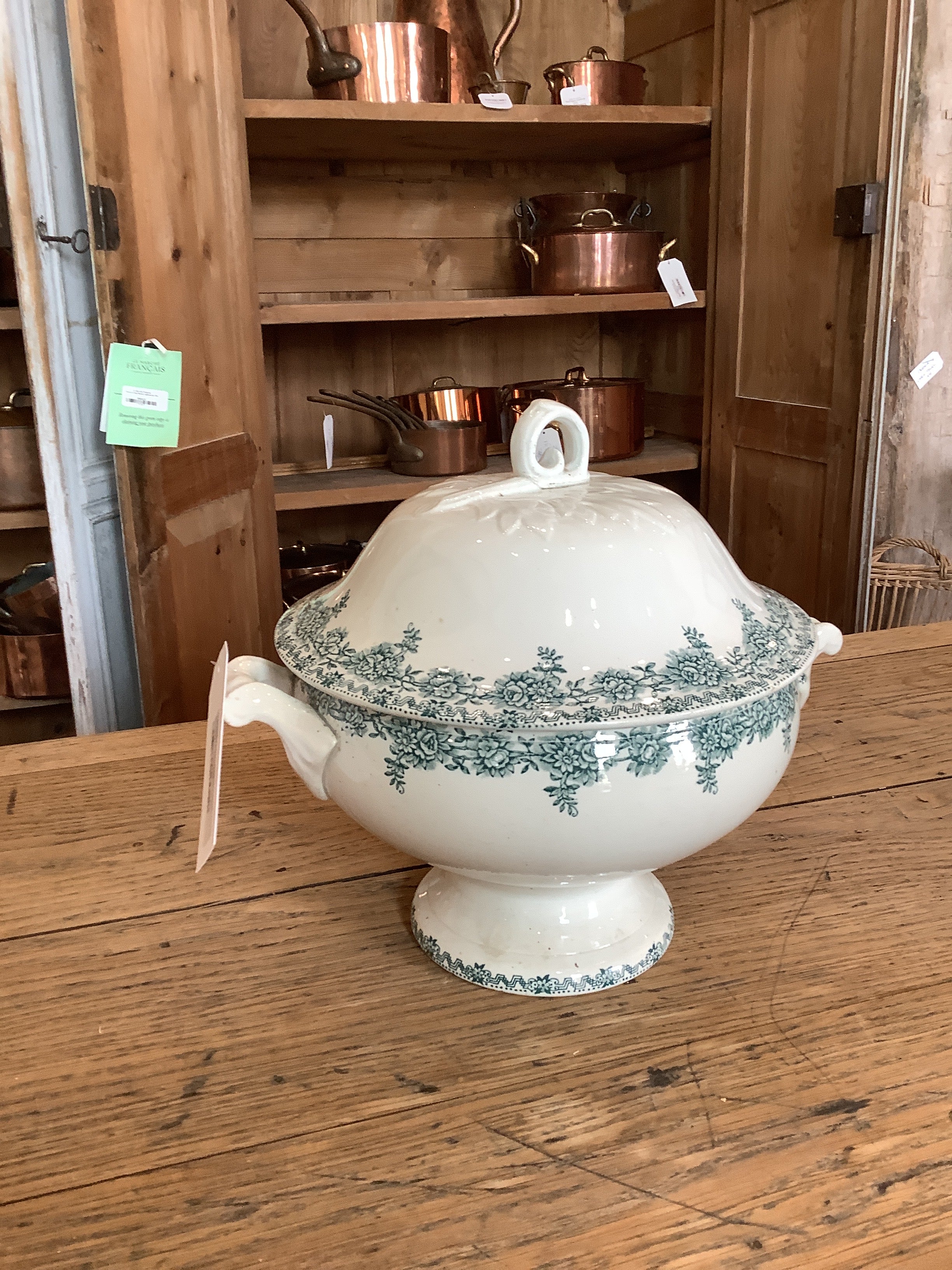 Transferware Ironstone Tureen