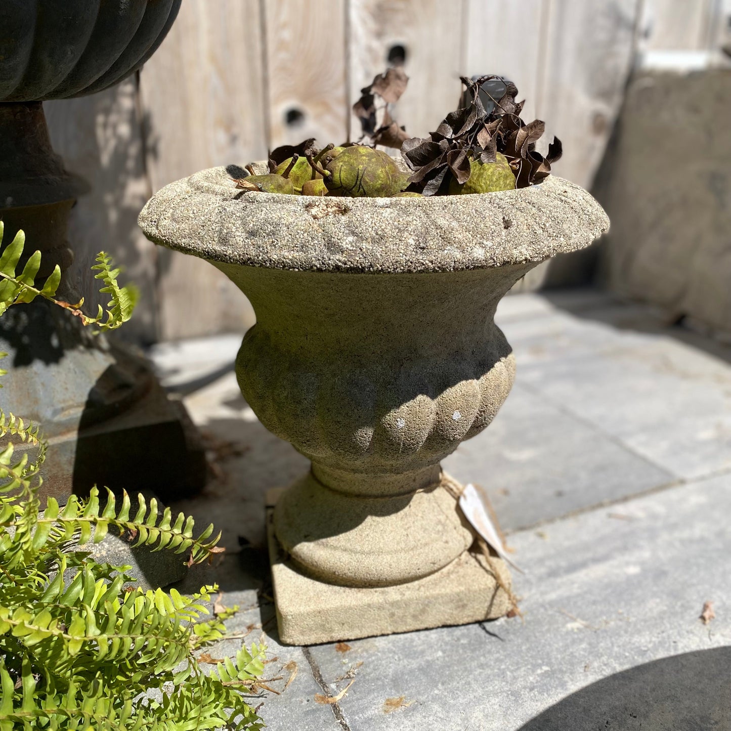 French Cement Urn