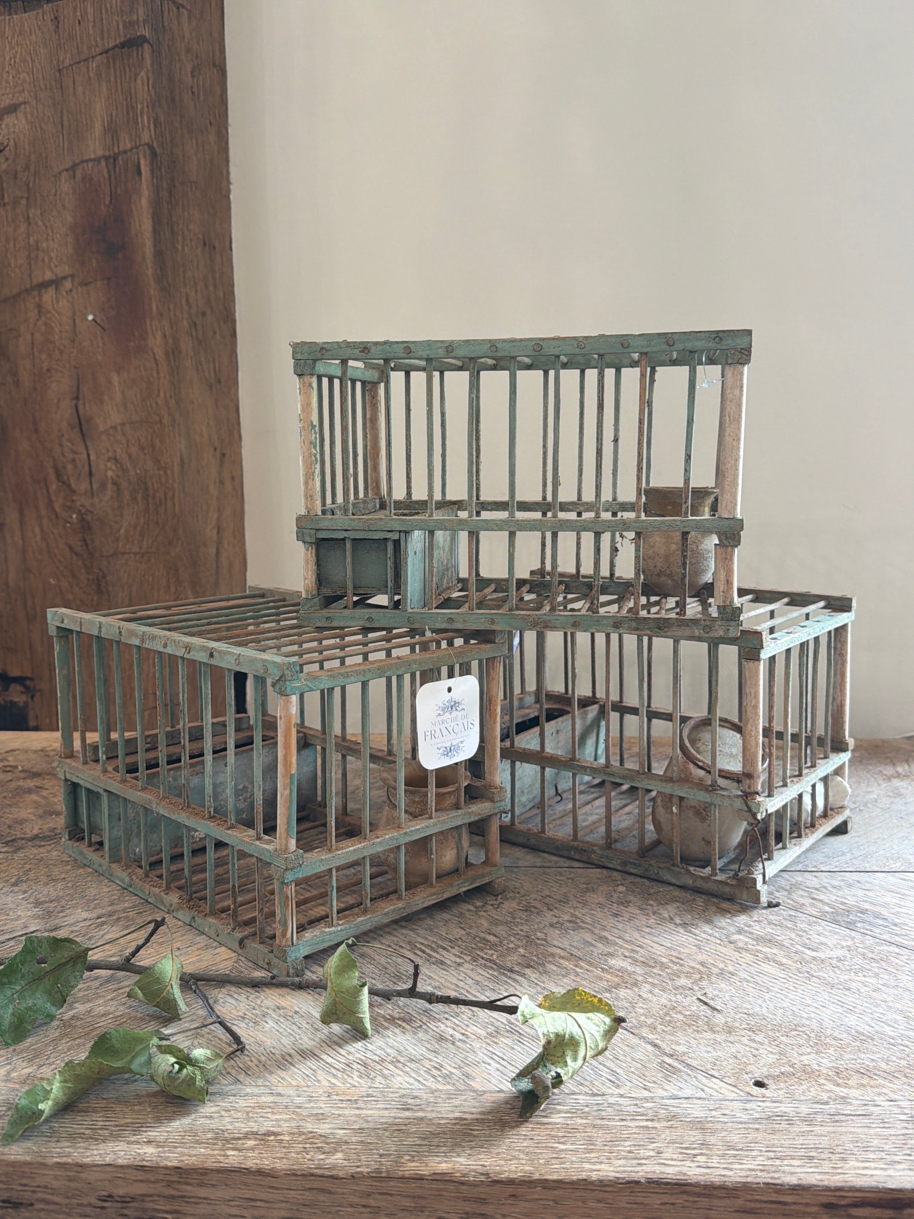 Petite Mint Green Bird Cage