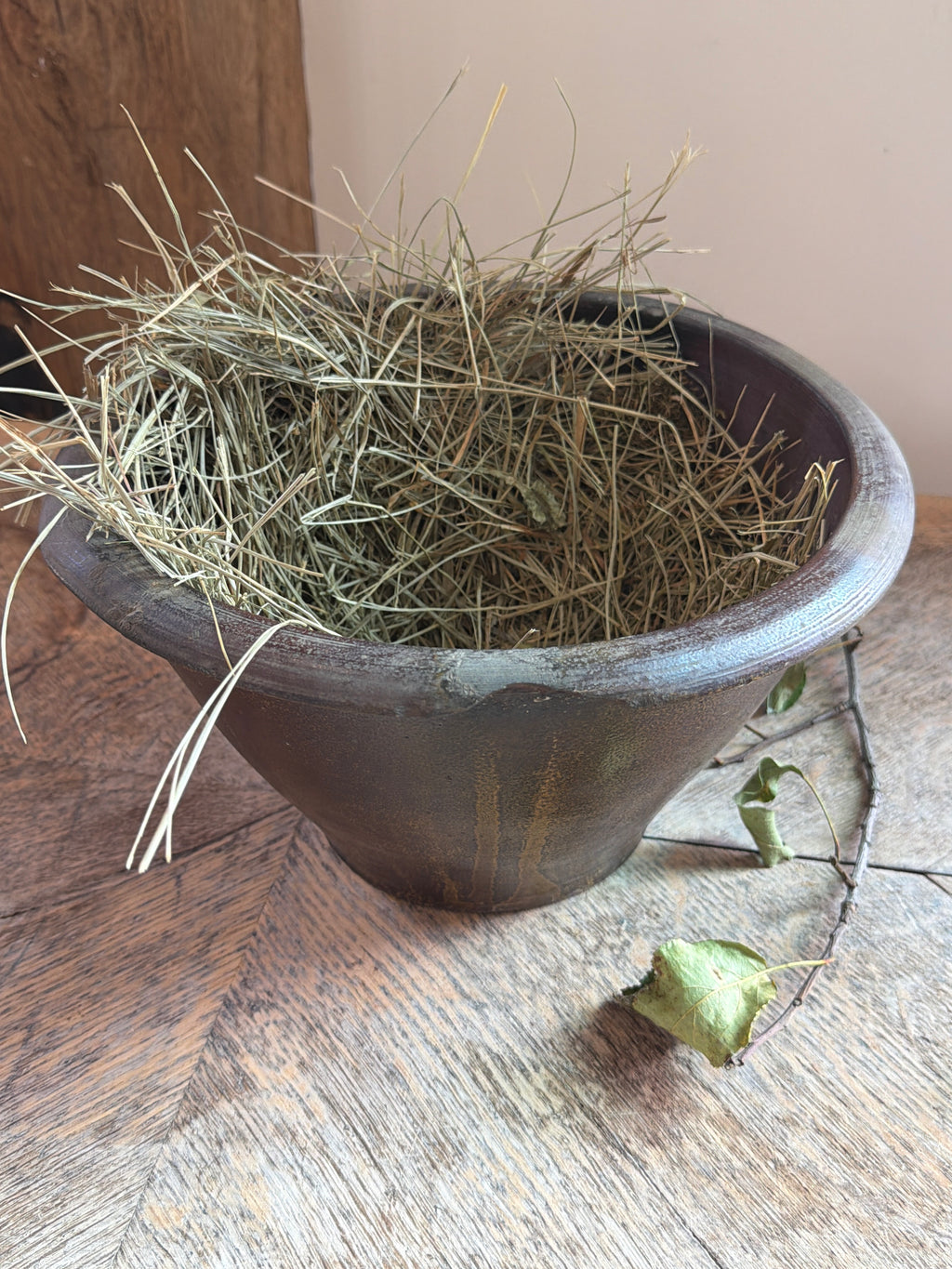 French Earthenware Dairy Bowl