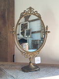 Brass Table Vanity Mirror