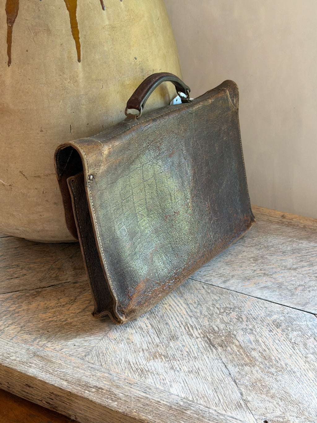 French Leather Briefcase