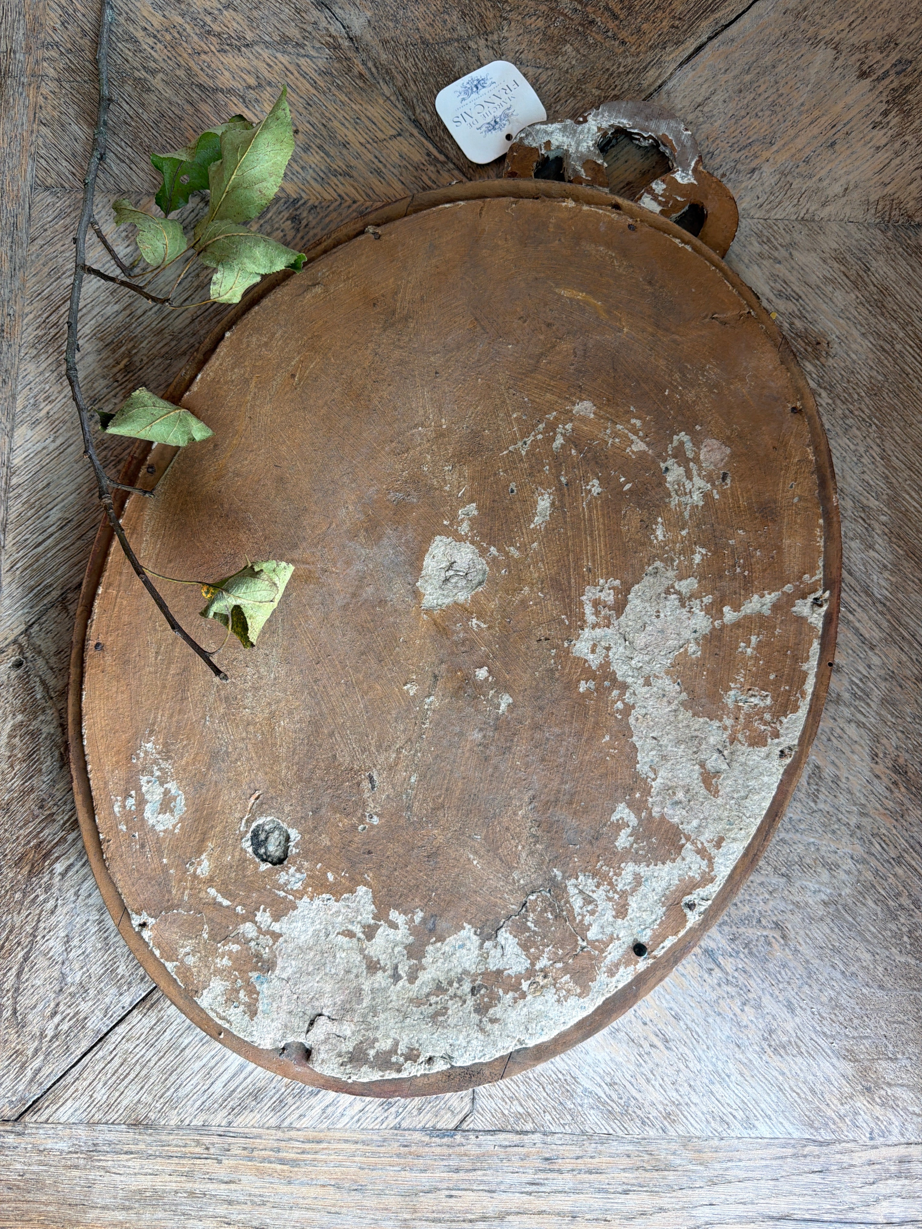 19th C. Louis XVI Oval Mirror