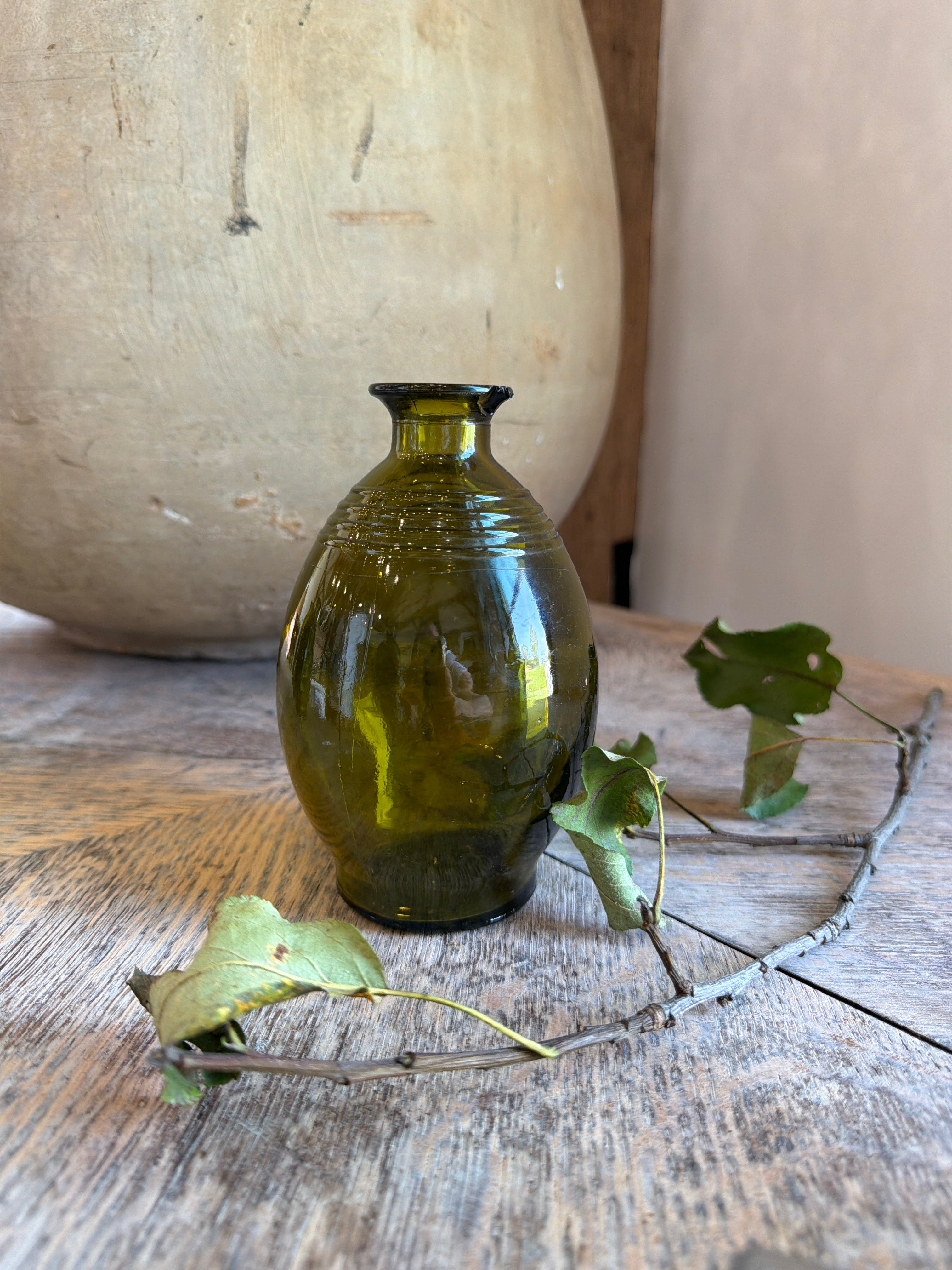 Petite French Green Bottle