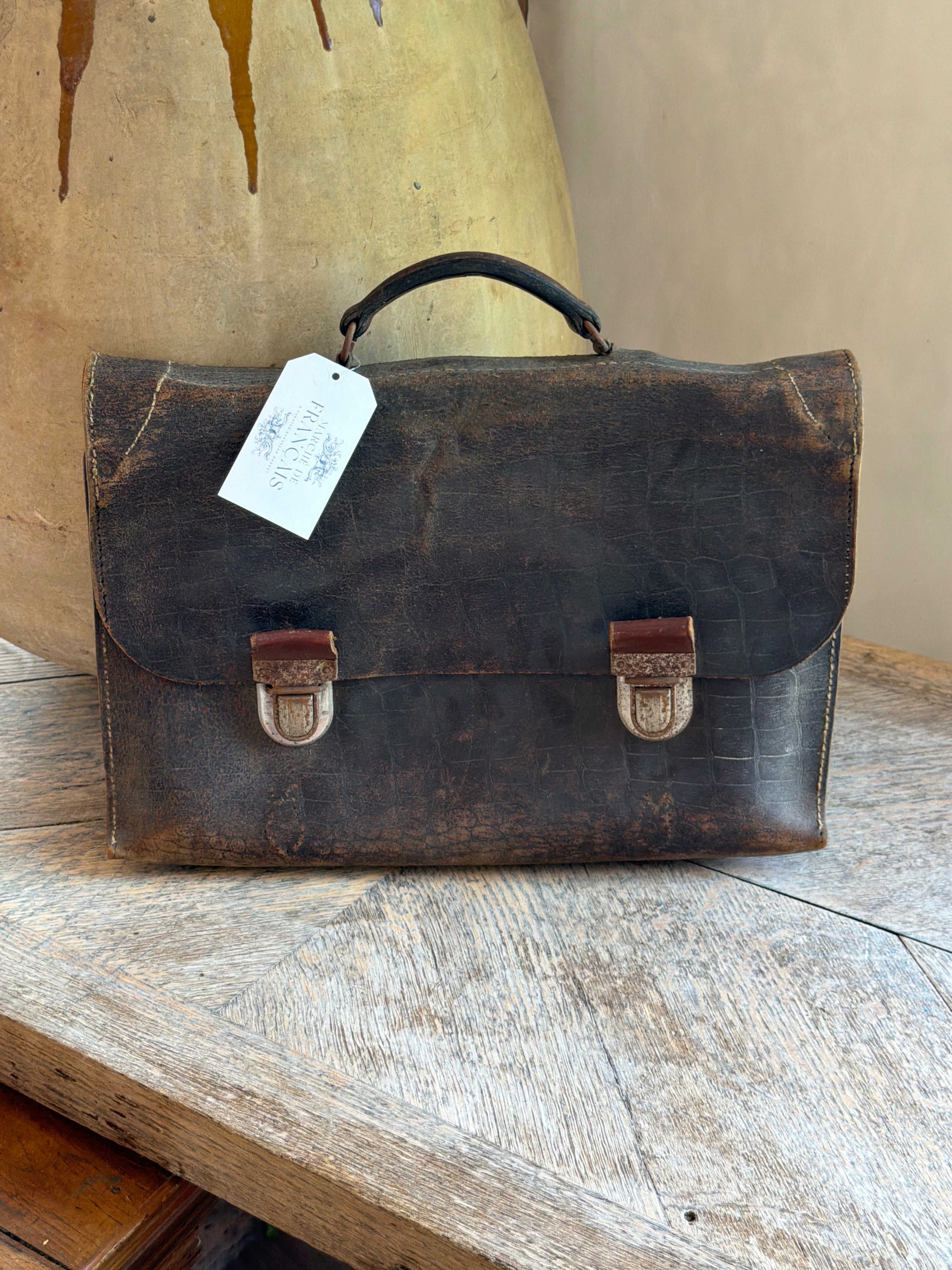French Leather Briefcase