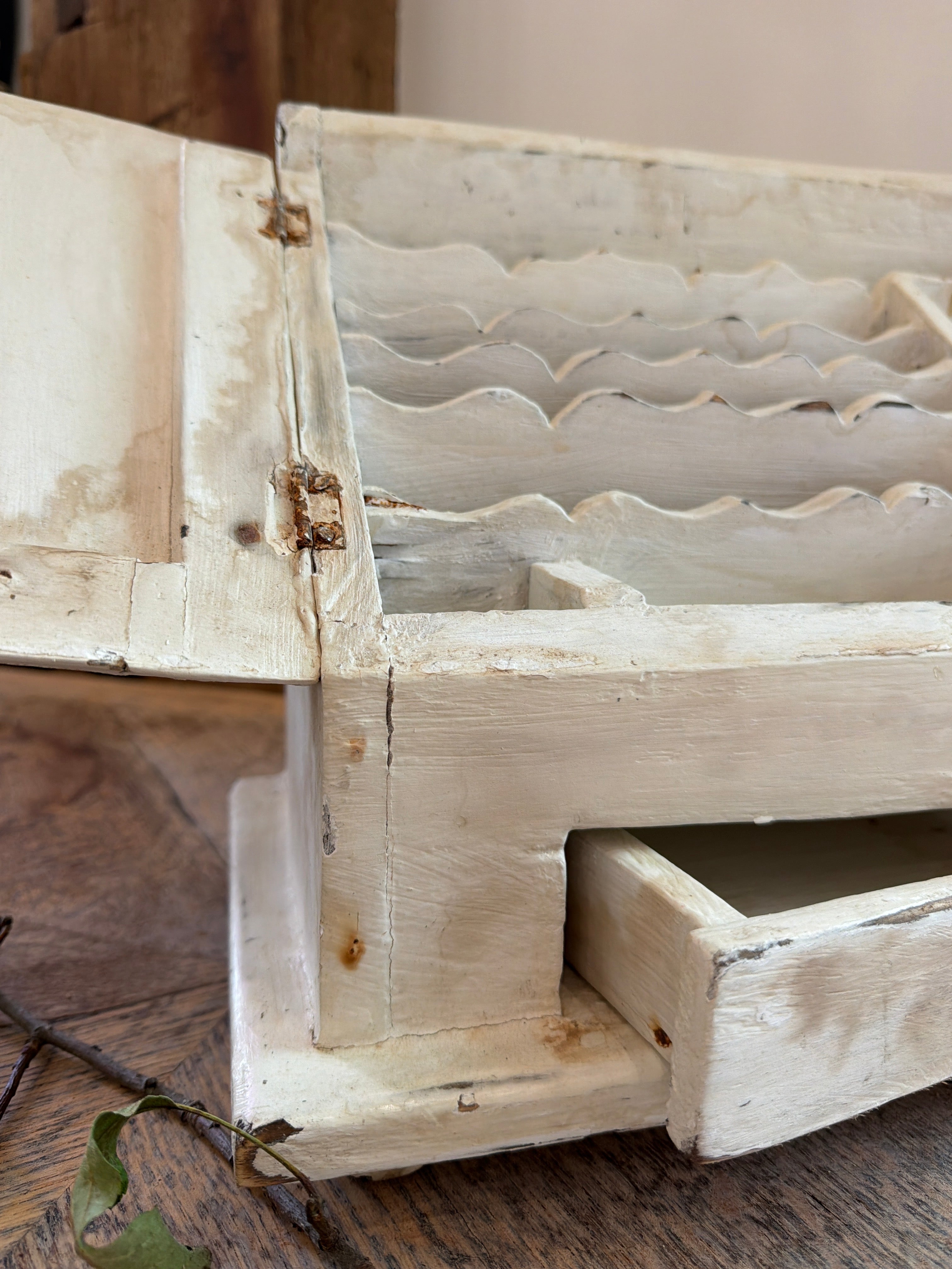 French White Stationary Cabinet