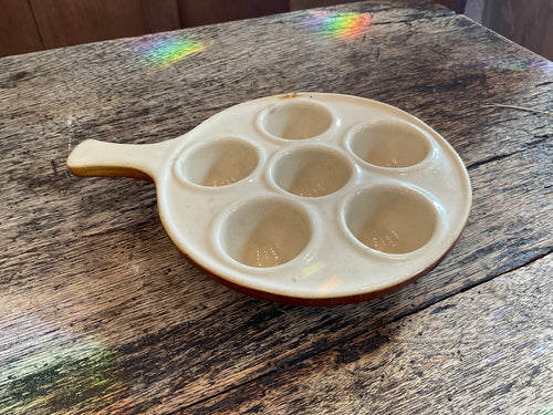 Brown Escargot Dish