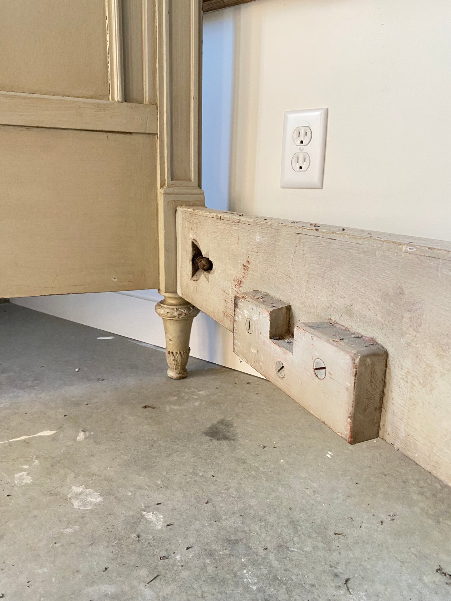 French Full Size Bed Frame