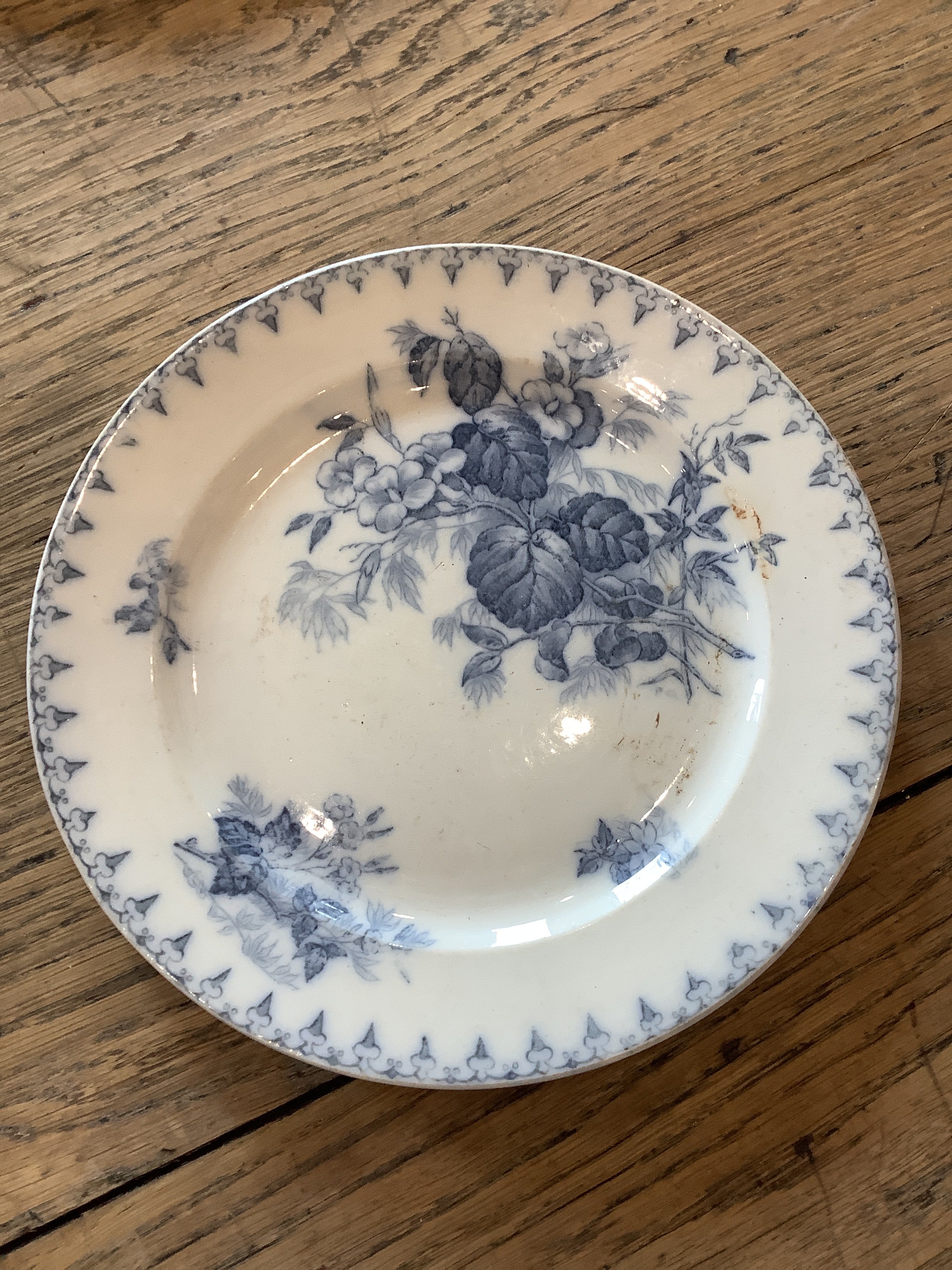 Blue and White Motif Plates