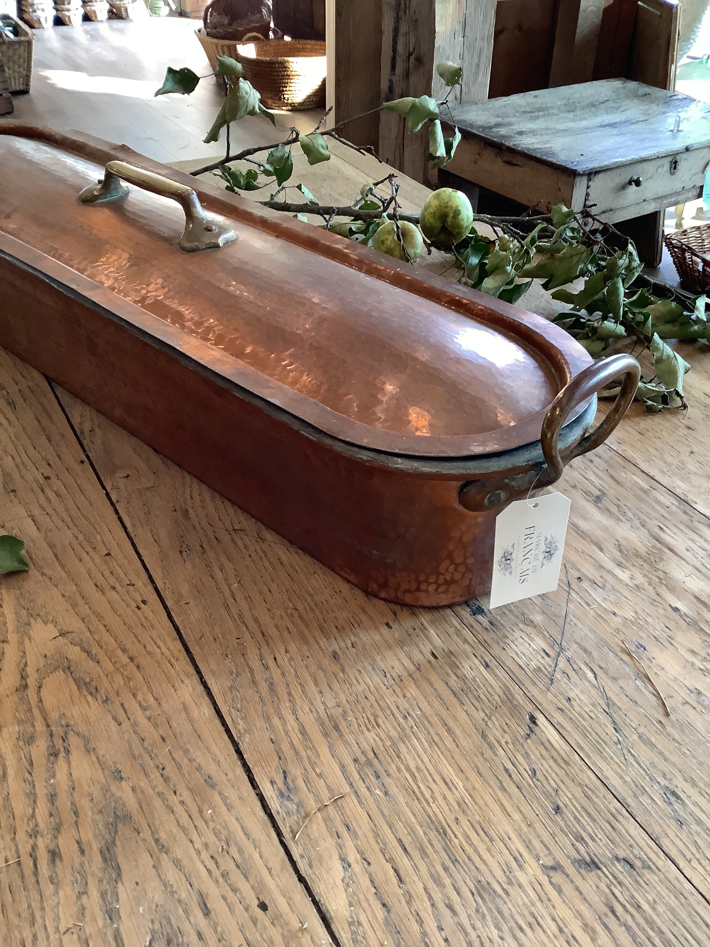 French Copper Poissonniere