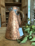 French Copper Water Pitcher