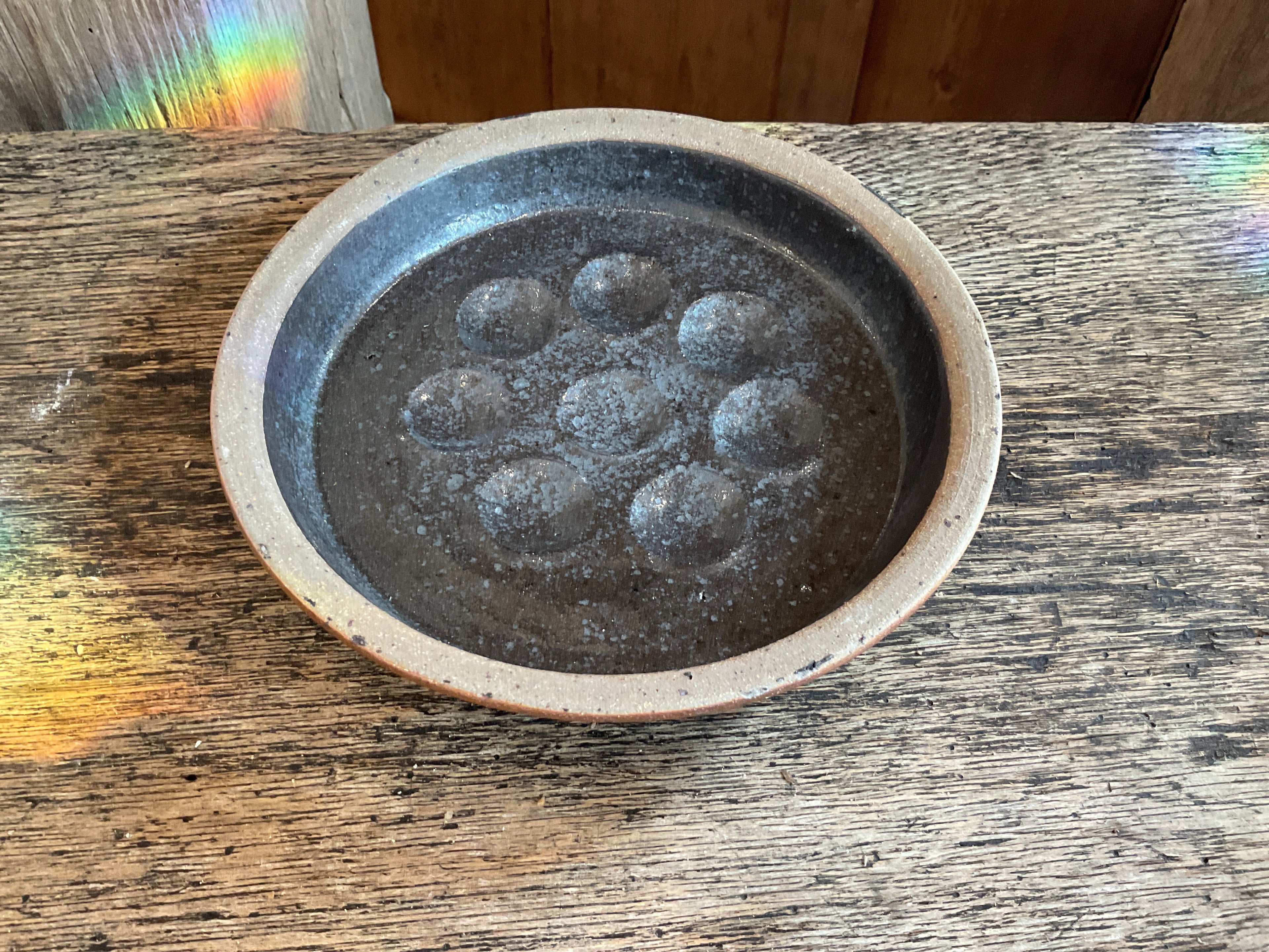 Stoneware Escargot Dish