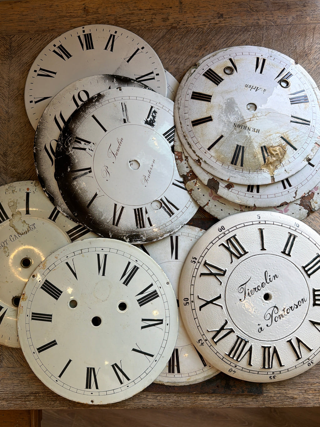 Enamel/Copper/Ceramic Clock Face