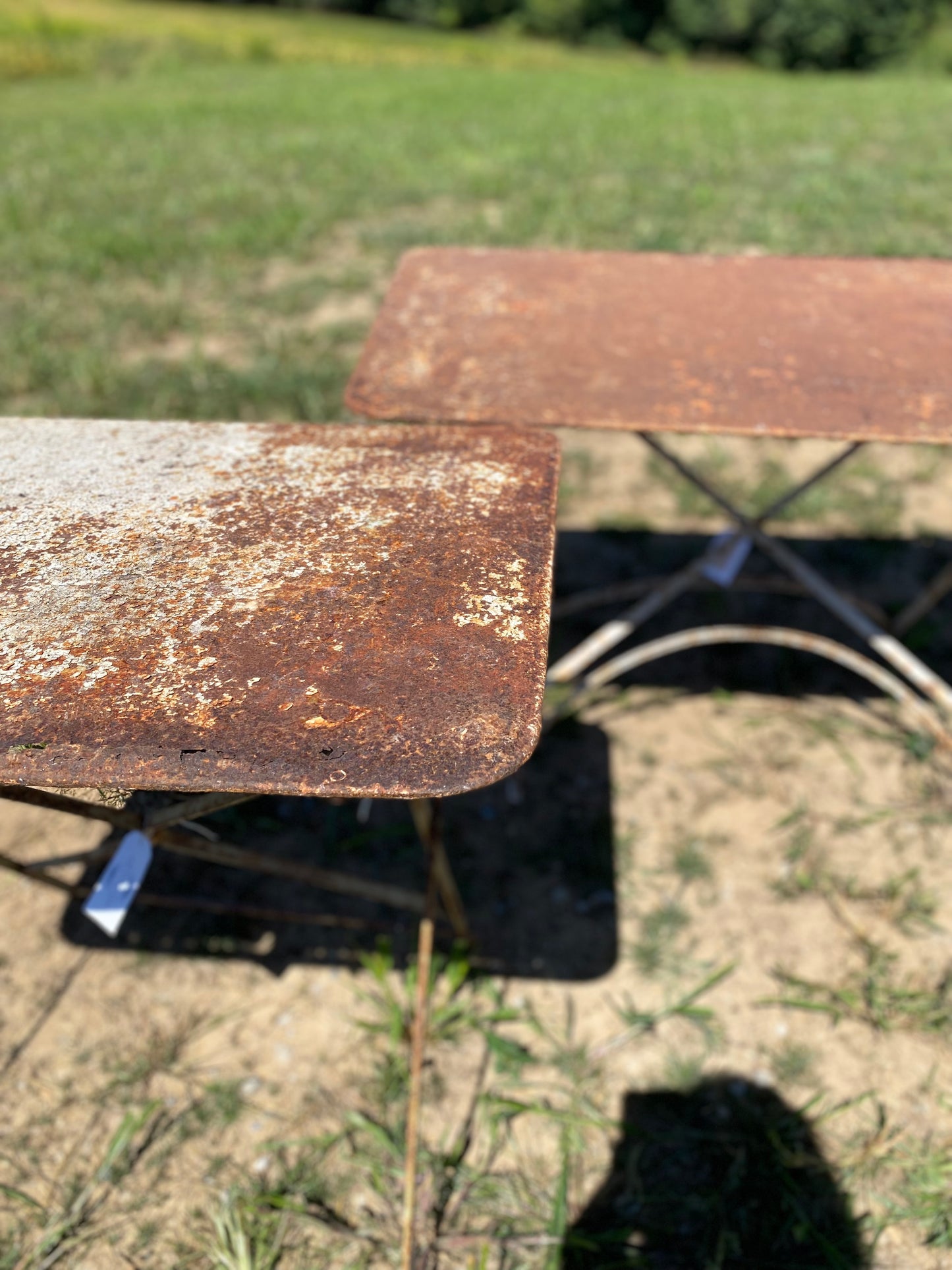 French Rusty Folding Table