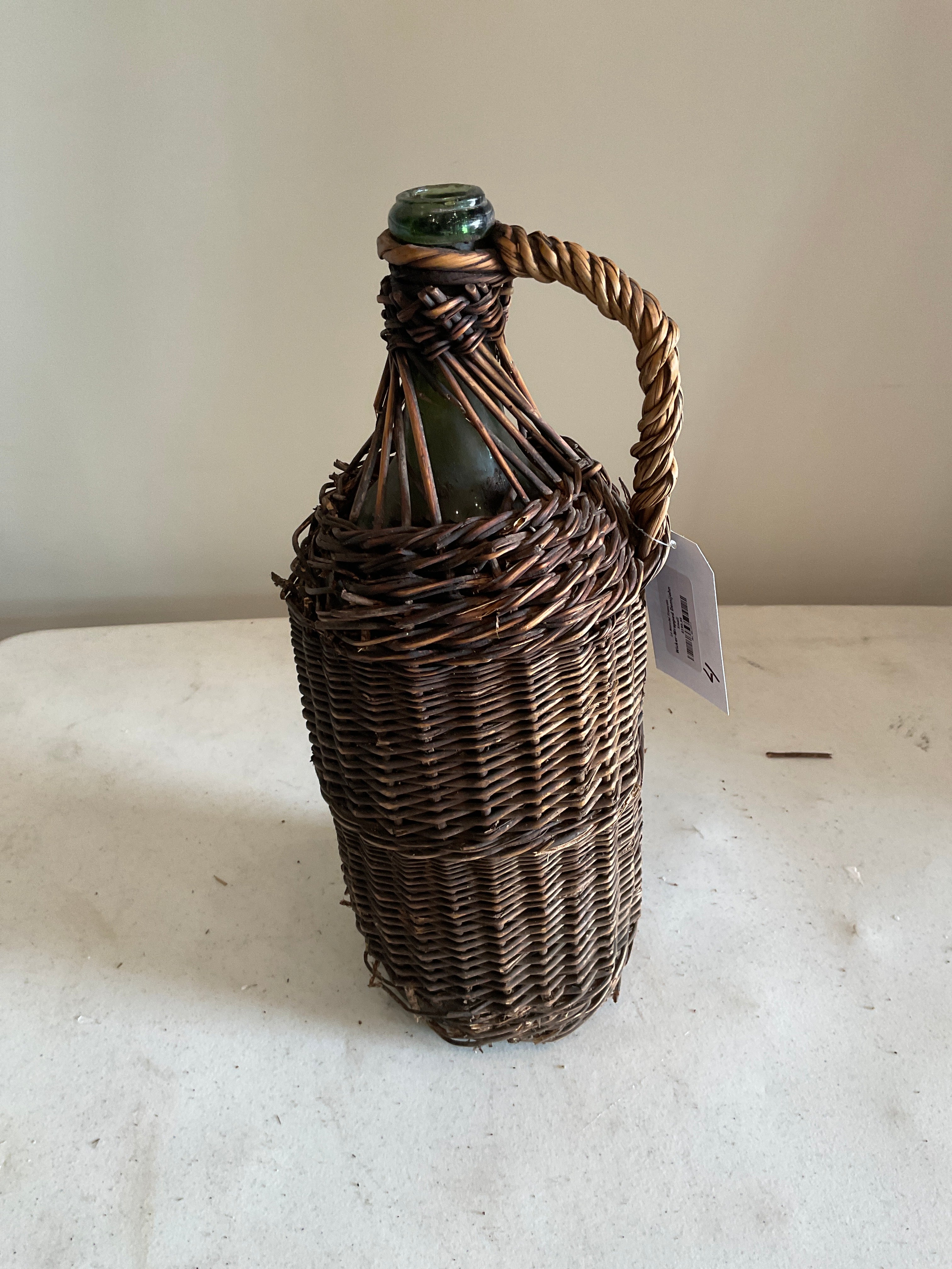 Wicker-Wrapped Demijohn