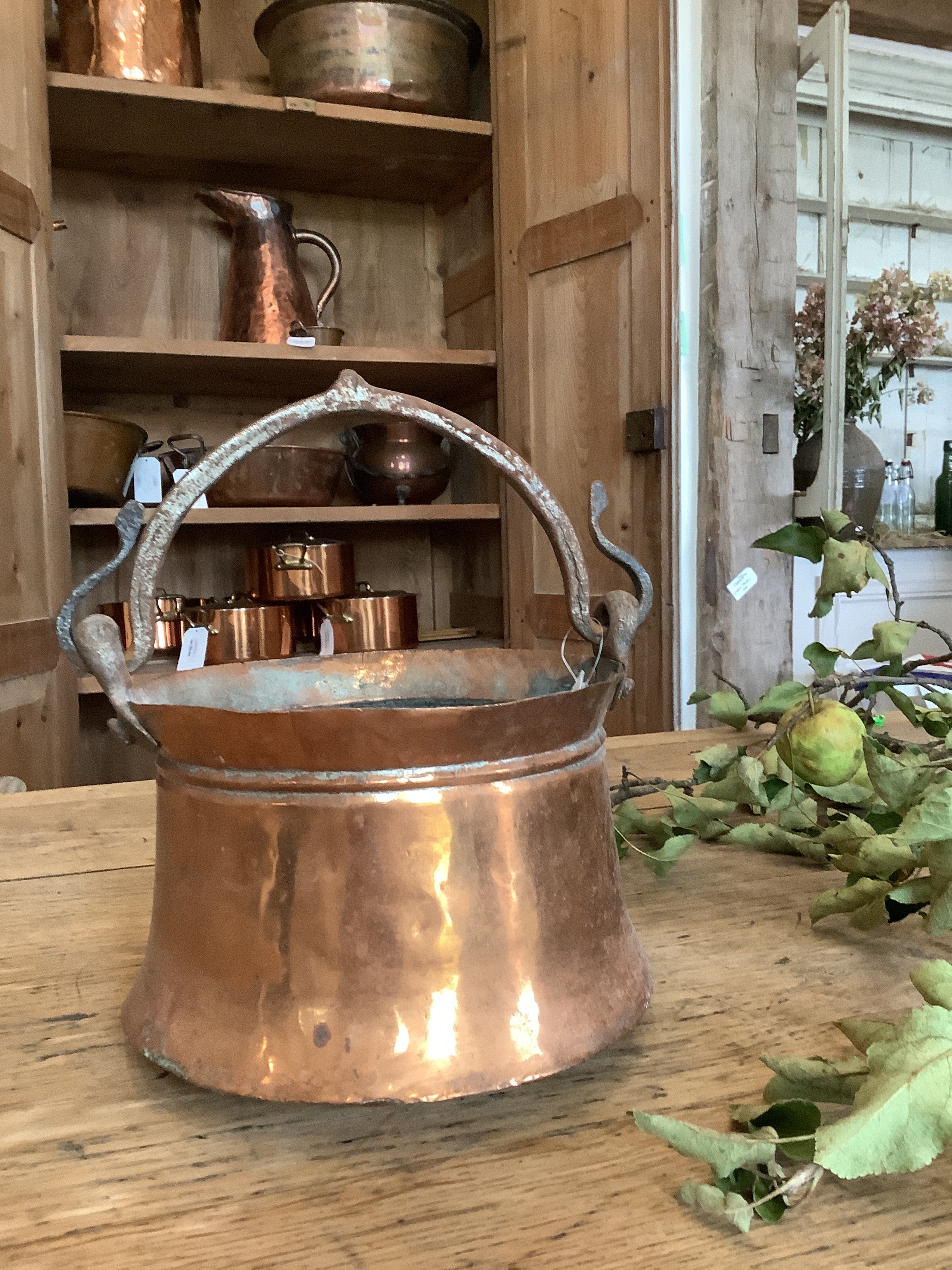 Copper Kettle with Swing Handle