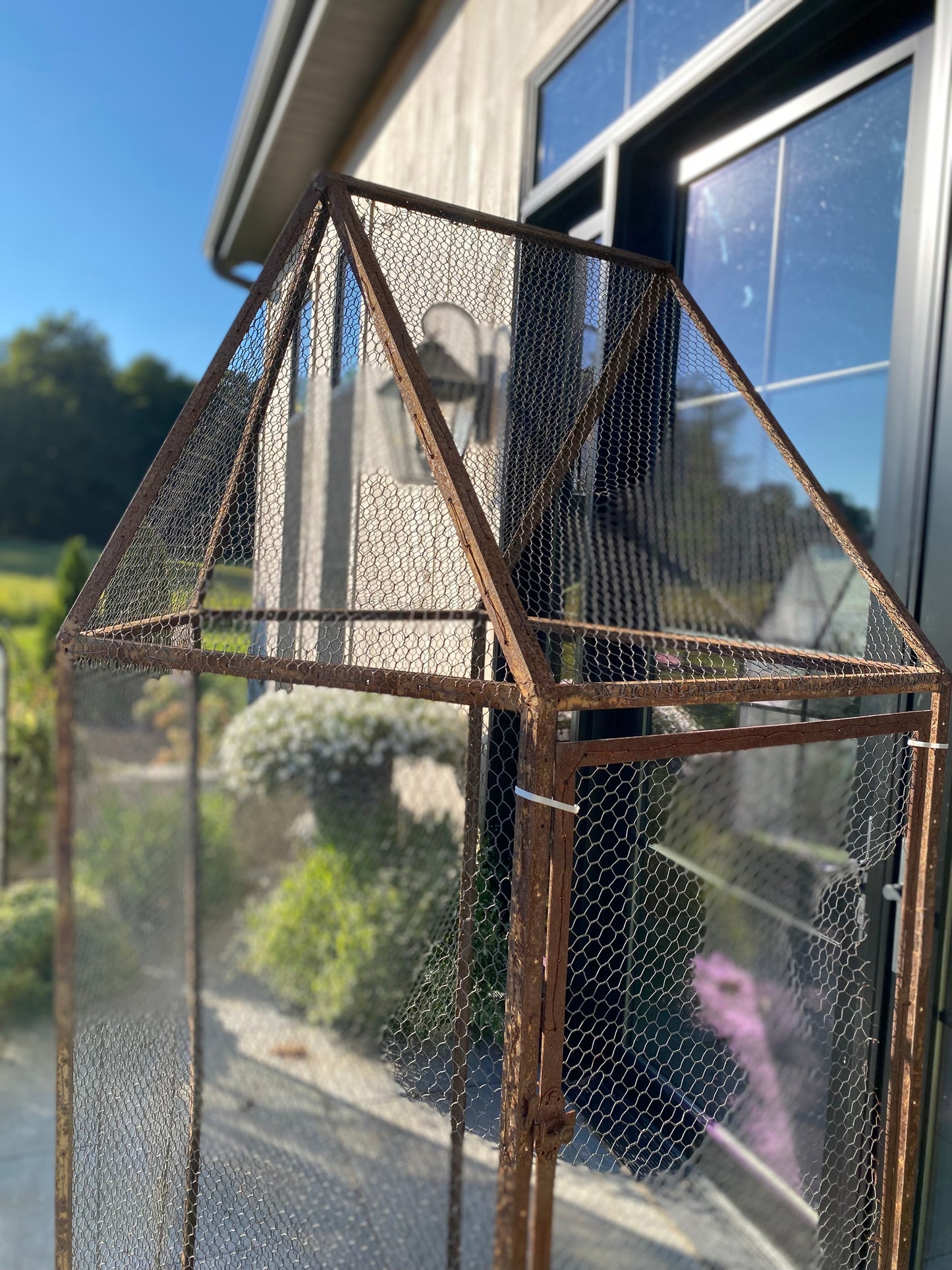 French Rustic Upright Aviary