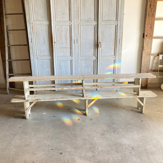 French Chippy White Bench