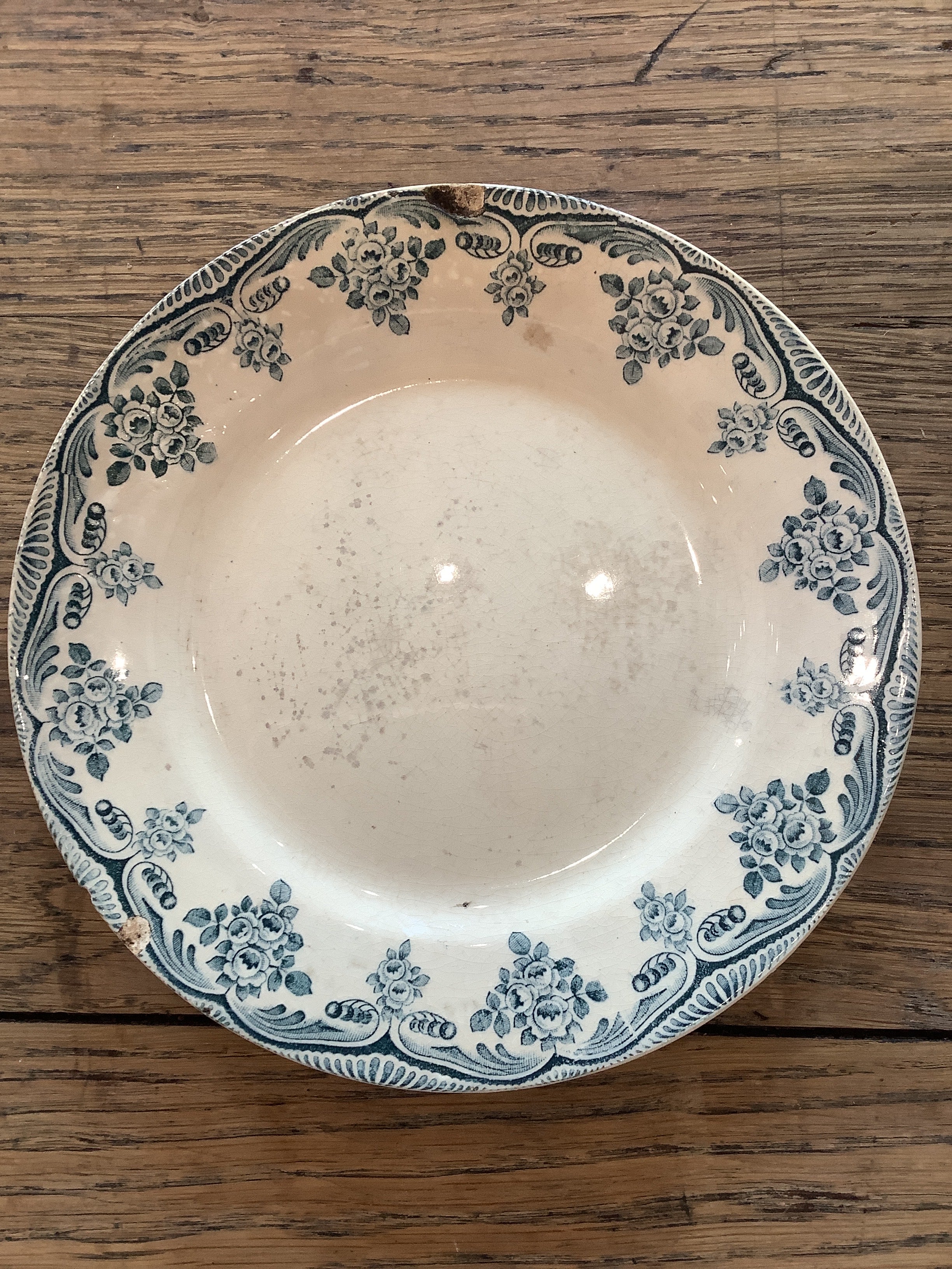 Blue and White Motif Plates