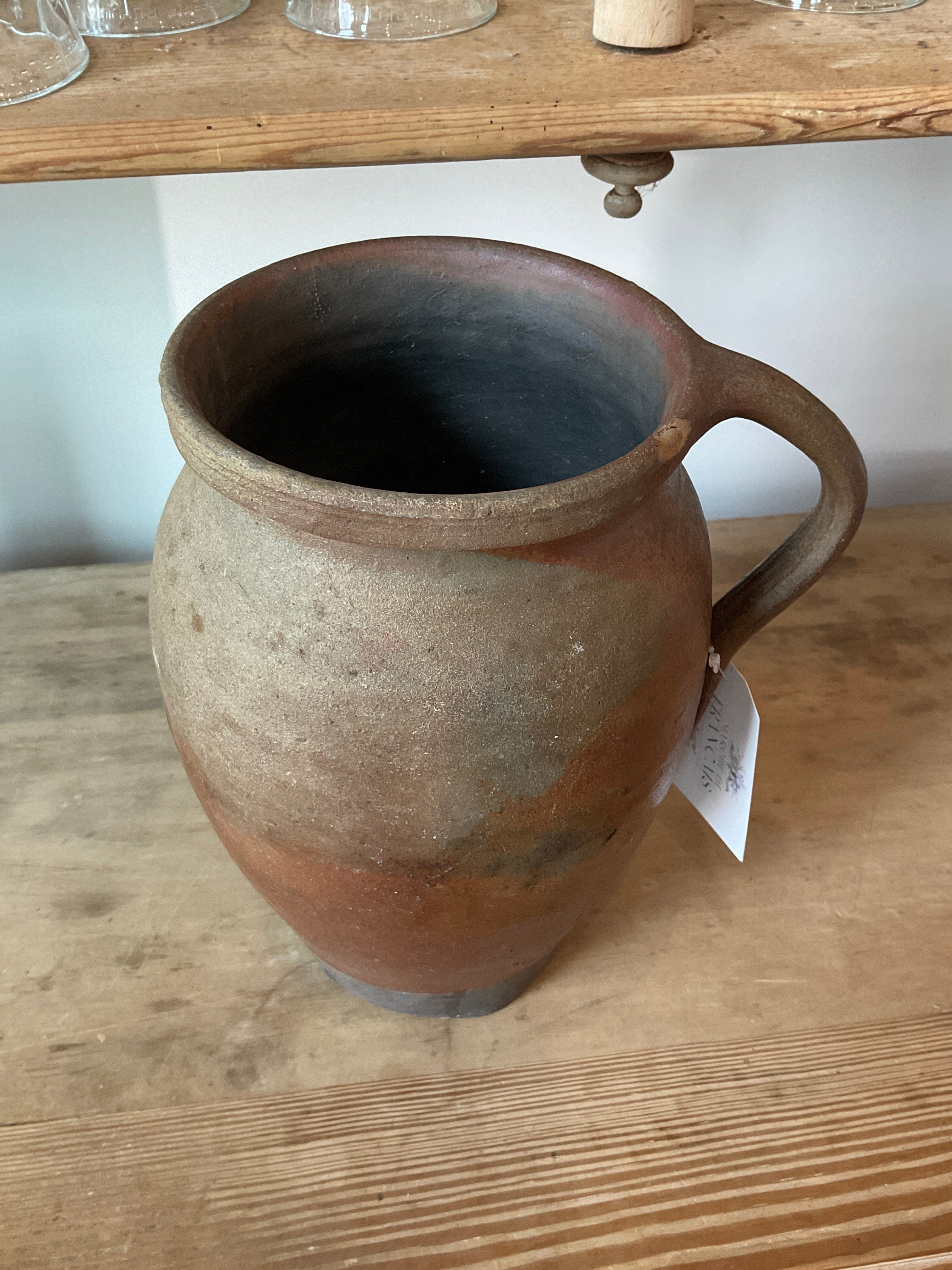 Earthenware Handled Jug