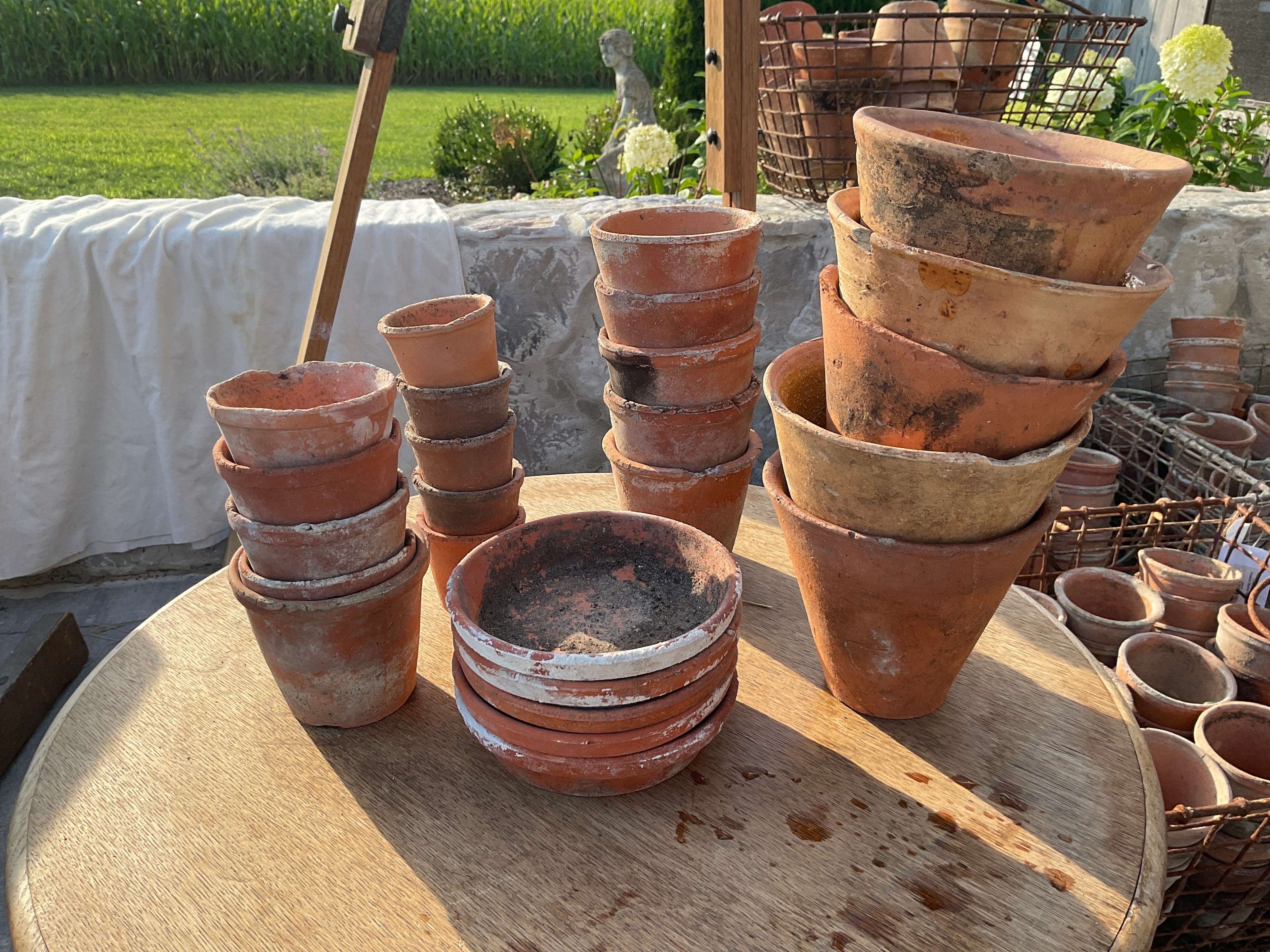 French Terra Cotta Pot Sets