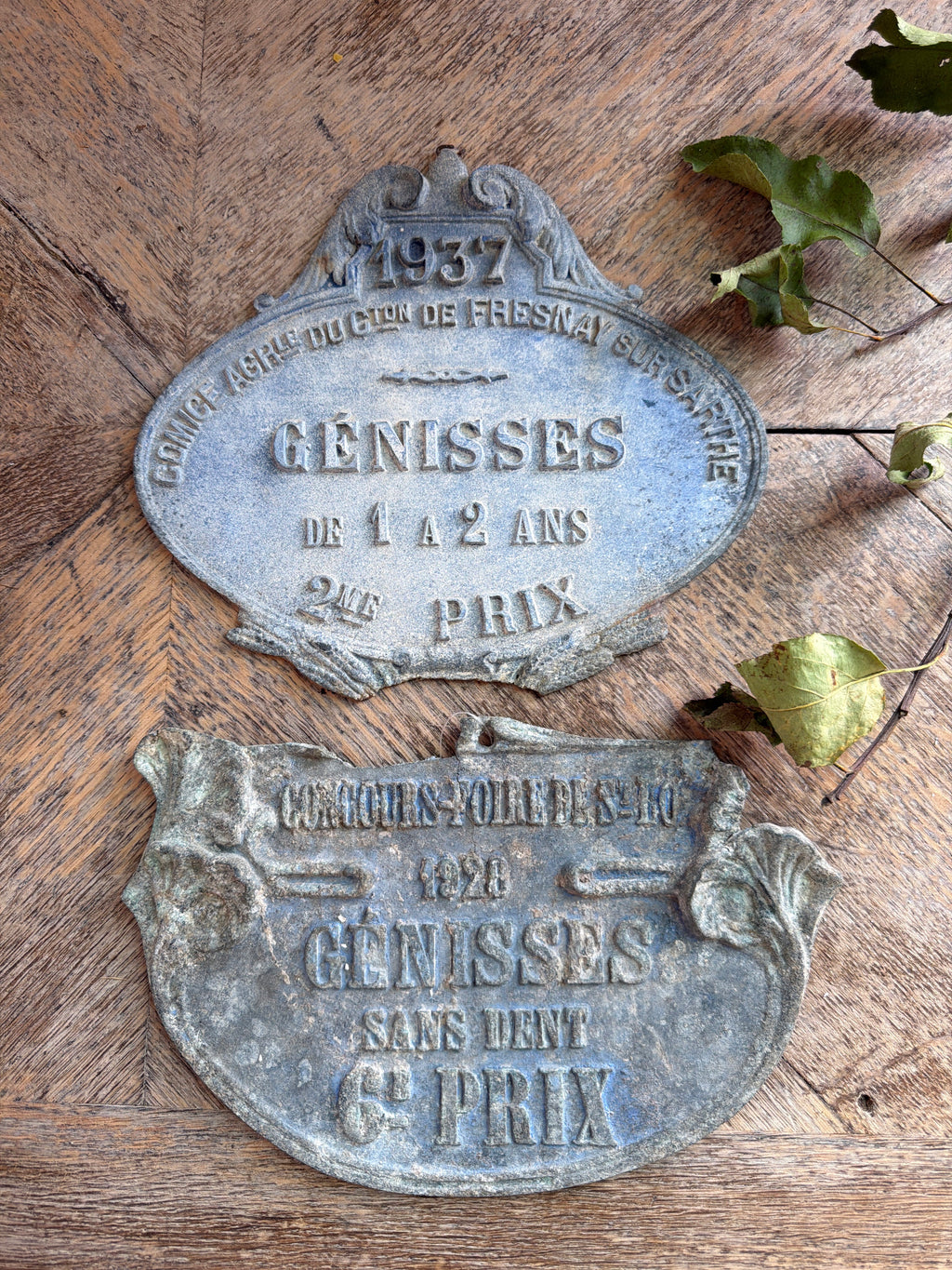 French Agricultural Plaque